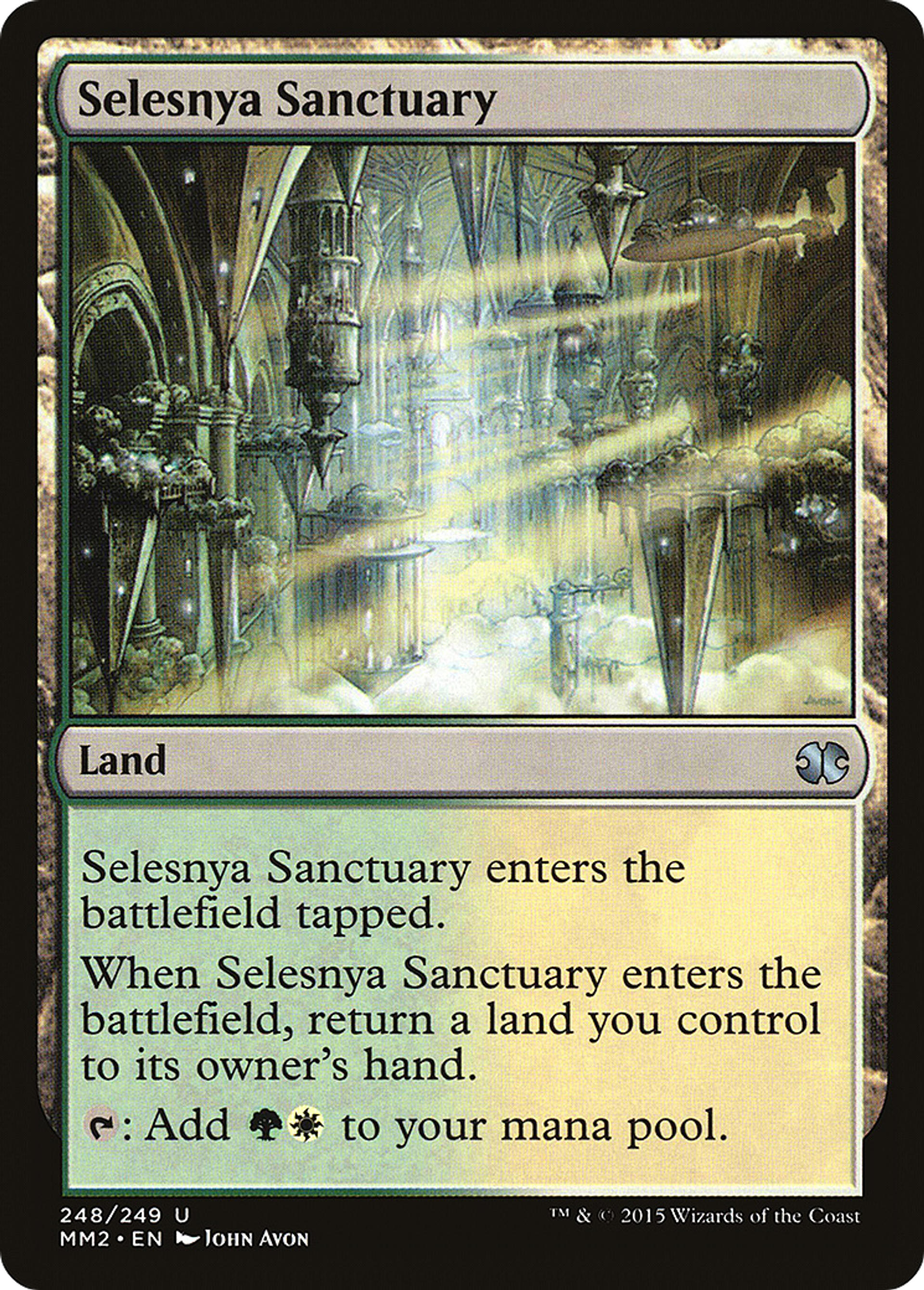 Selesnya Sanctuary — Modern Masters 2015 — Magic: The Gathering