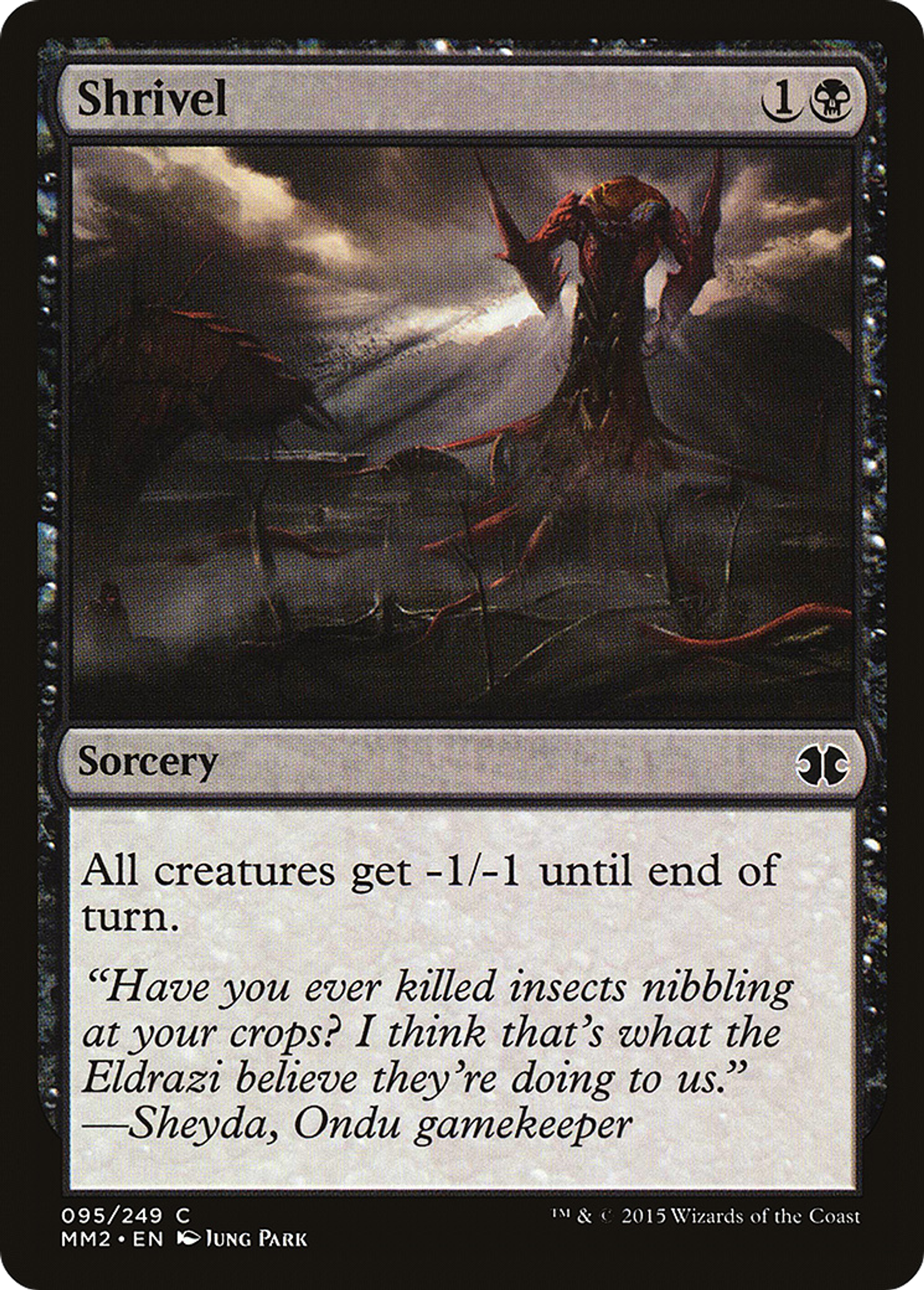 Shrivel — Modern Masters 2015 — Magic: The Gathering