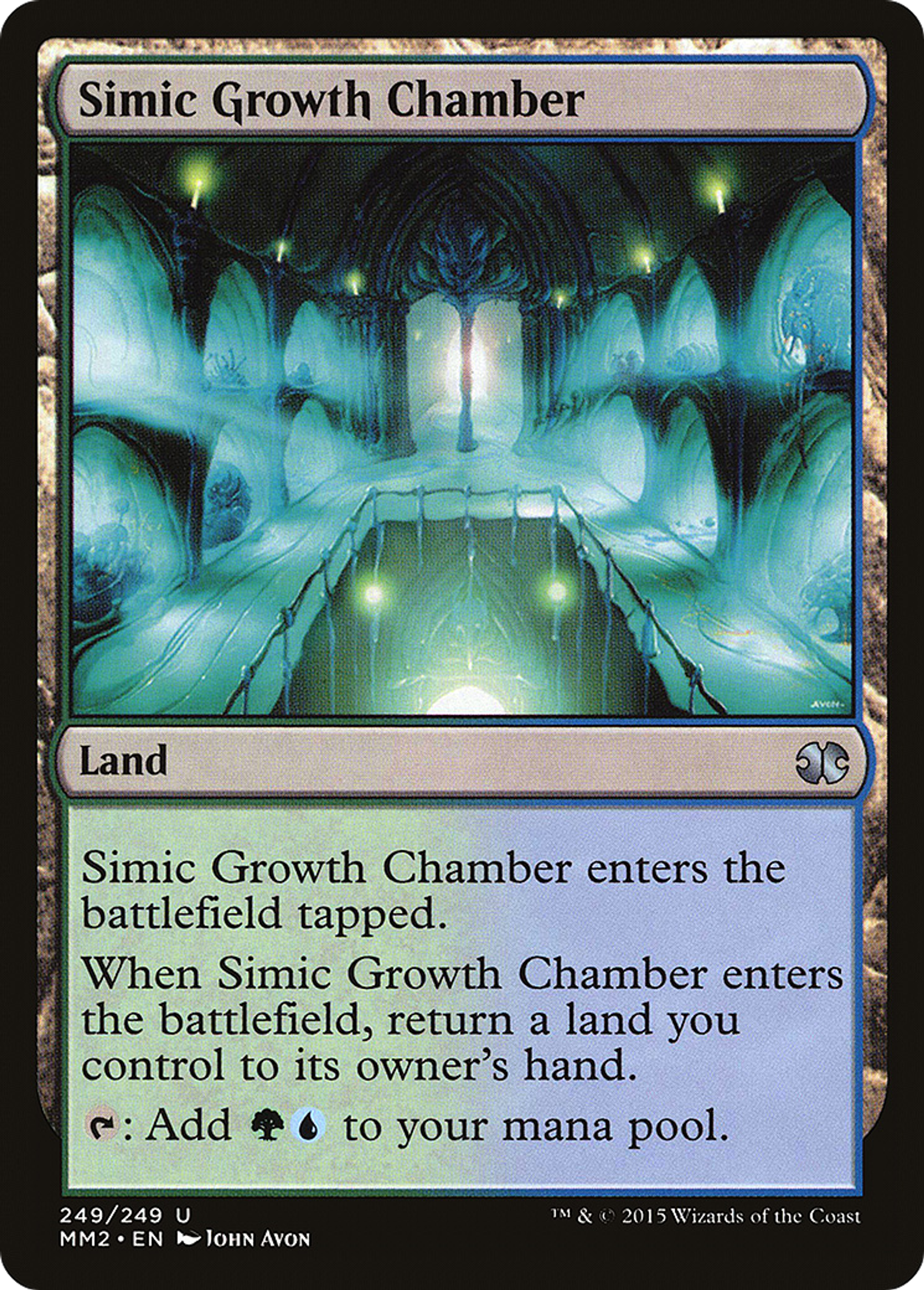 Simic Growth Chamber — Modern Masters 2015 — Magic: The Gathering