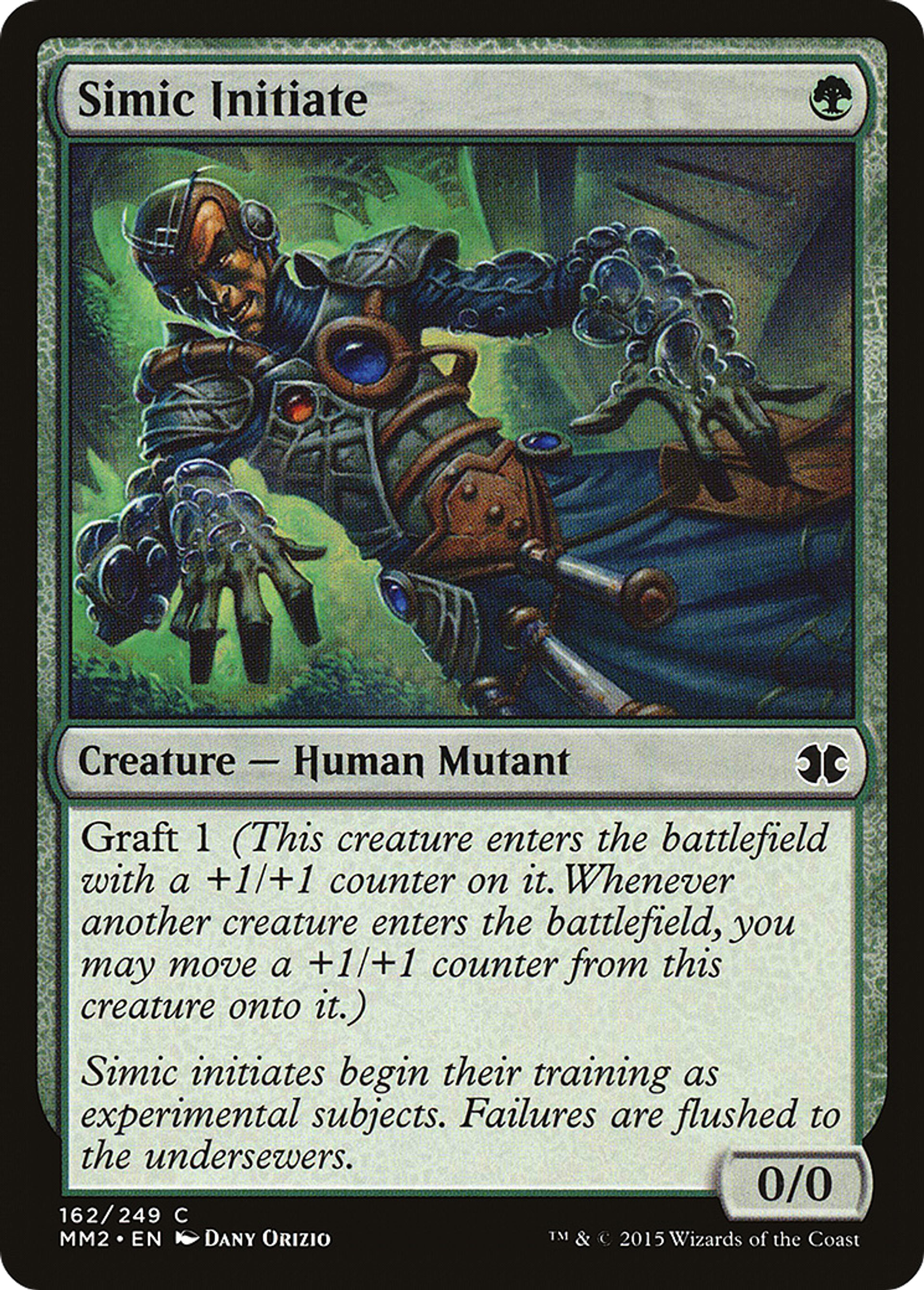 Simic Initiate — Modern Masters 2015 — Magic: The Gathering