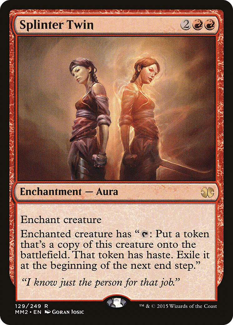 Splinter Twin — Modern Masters 2015 — Magic: The Gathering