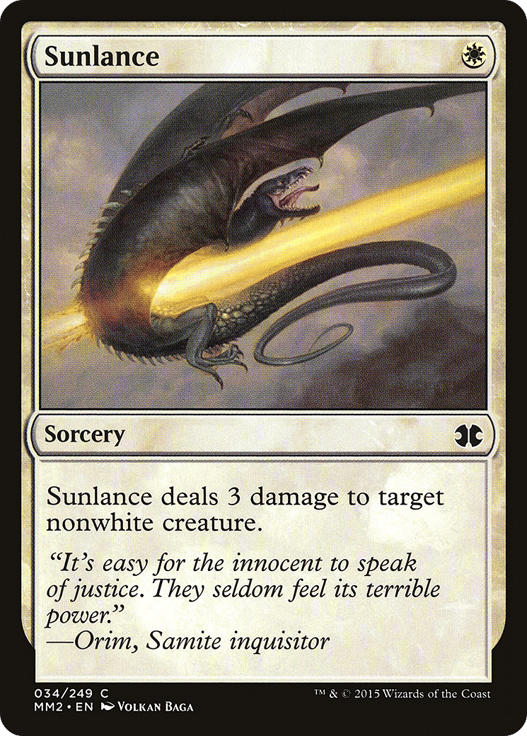 Sunlance — Modern Masters 2015 — Magic: The Gathering