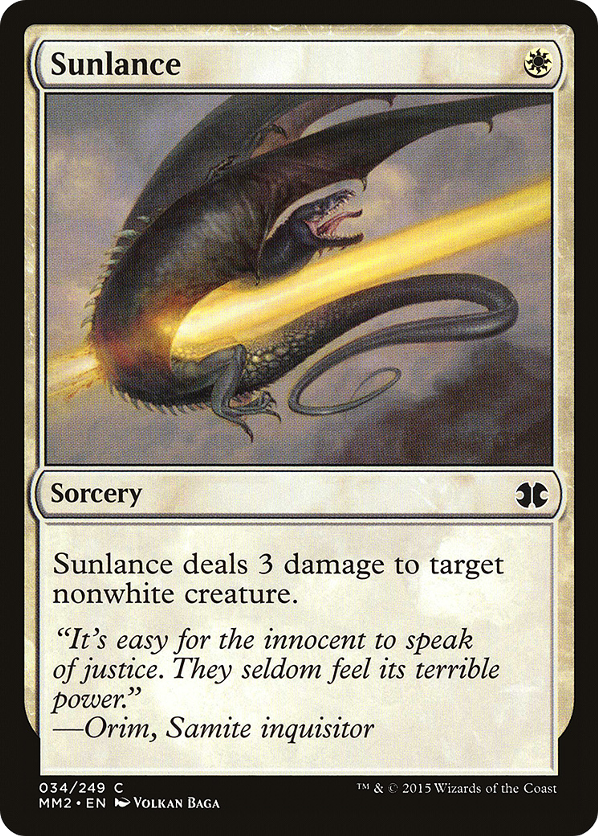 Sunlance — Modern Masters 2015 — Magic: The Gathering