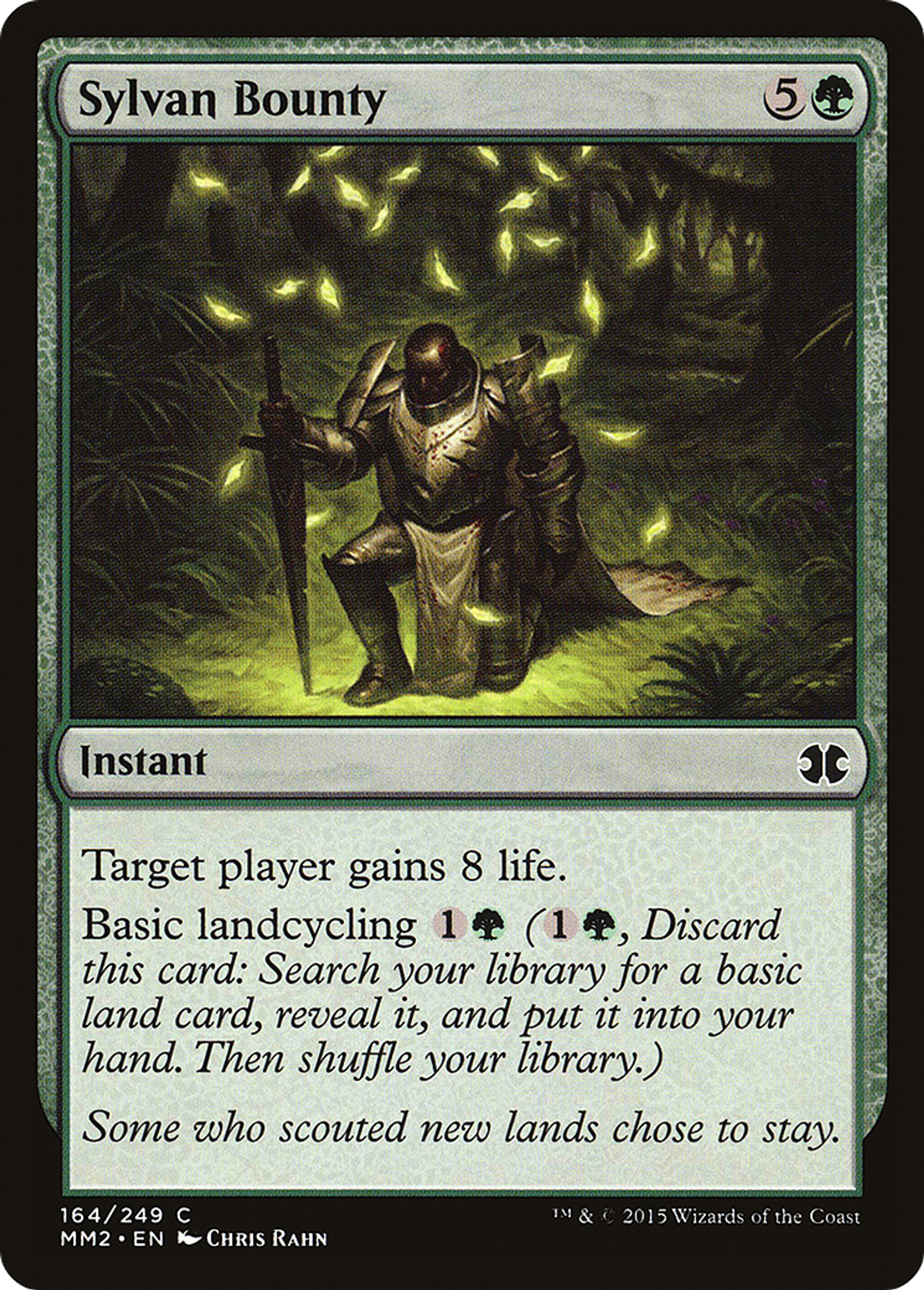 Sylvan Bounty — Modern Masters 2015 — Magic: The Gathering
