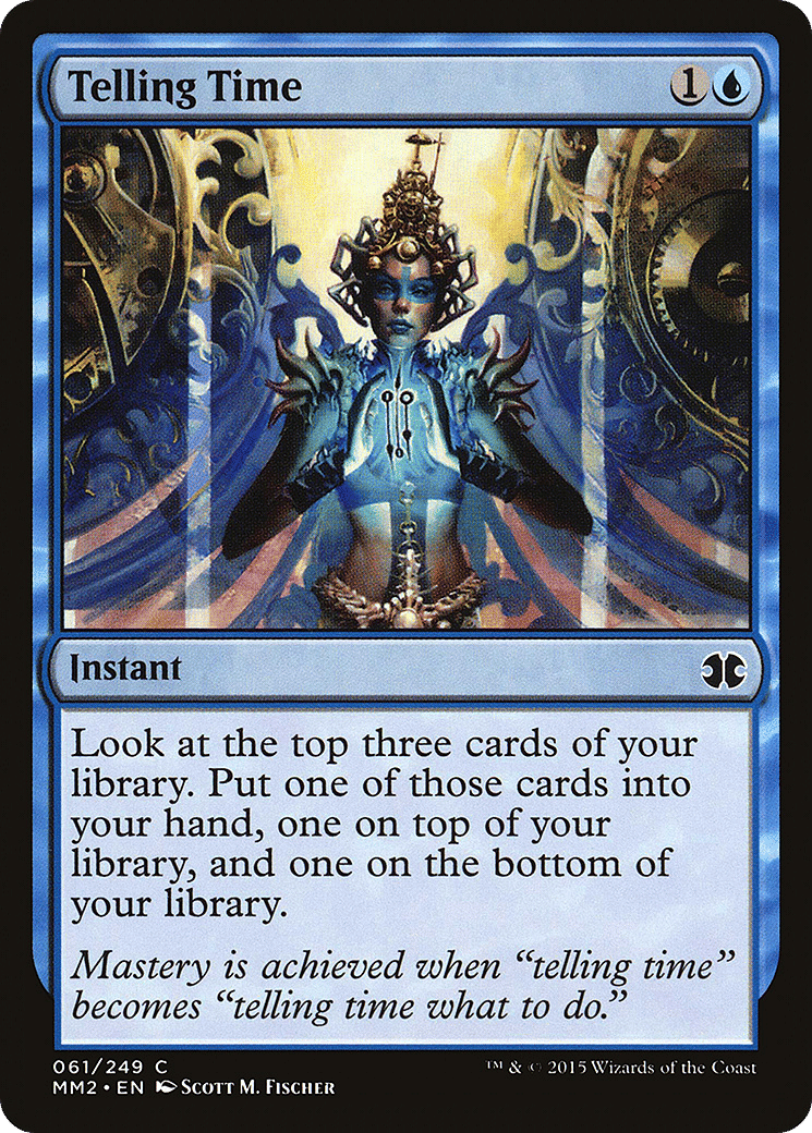 Telling Time — Modern Masters 2015 — Magic: The Gathering
