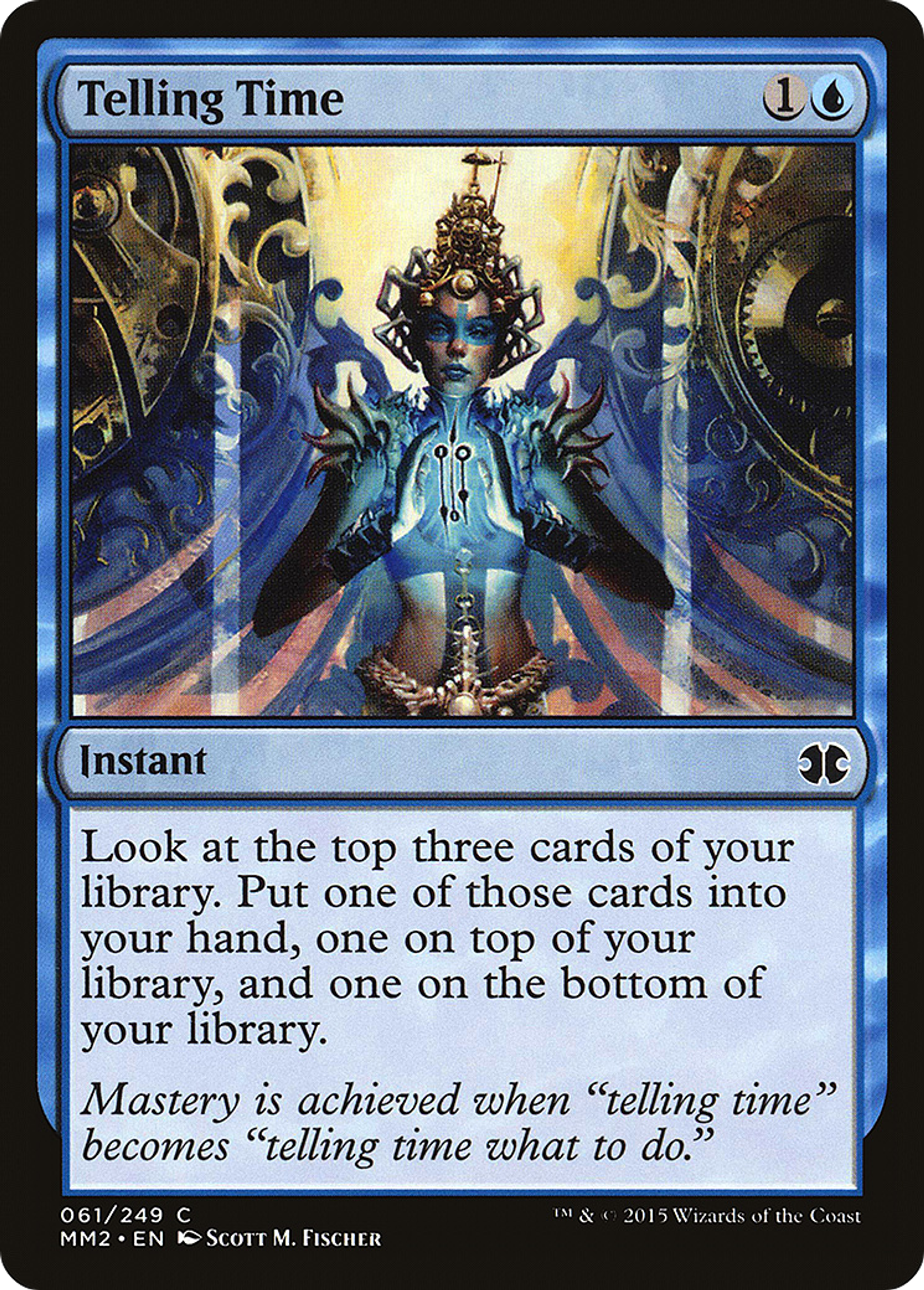 Telling Time — Modern Masters 2015 — Magic: The Gathering