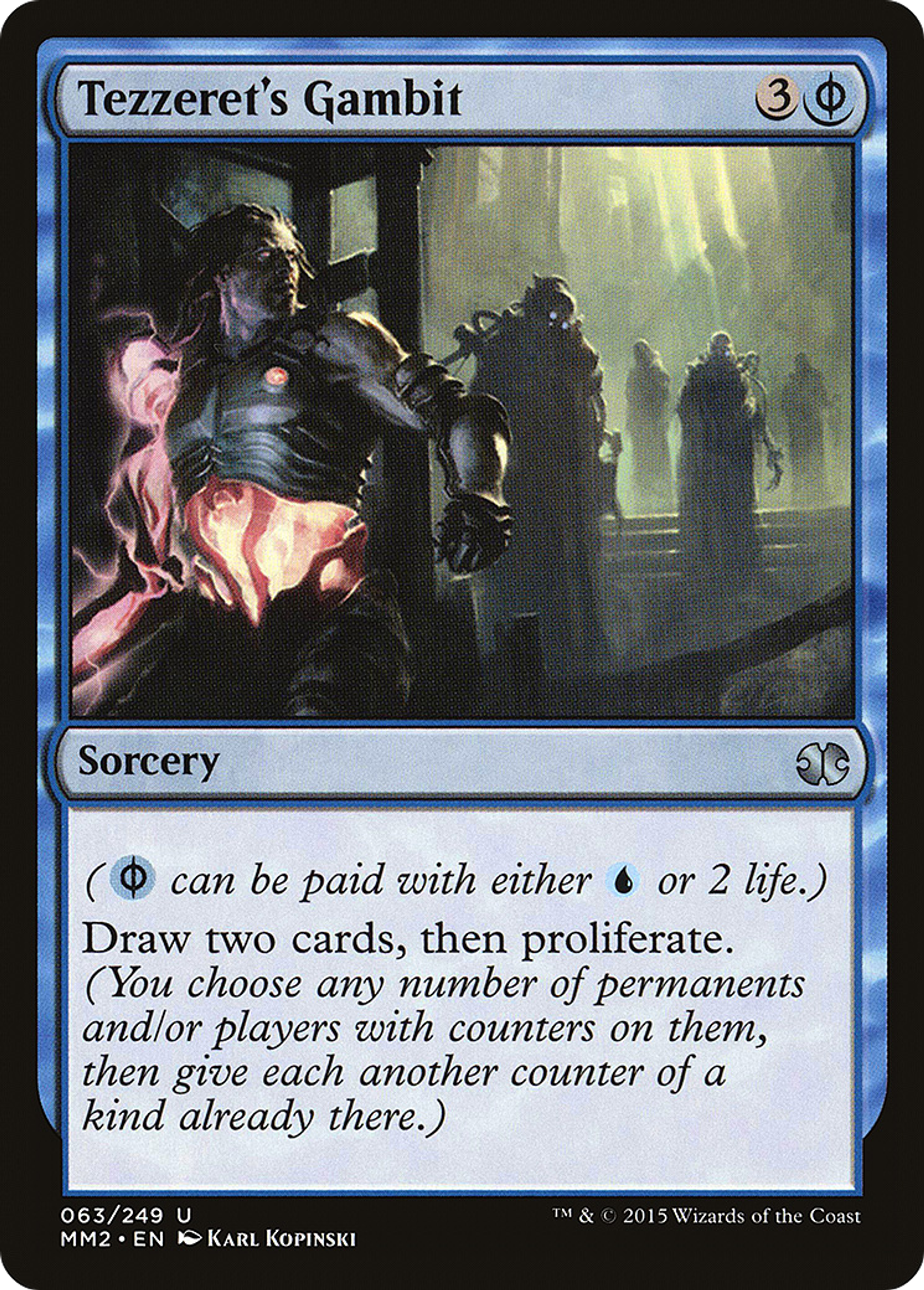 Tezzeret's Gambit — Modern Masters 2015 — Magic: The Gathering