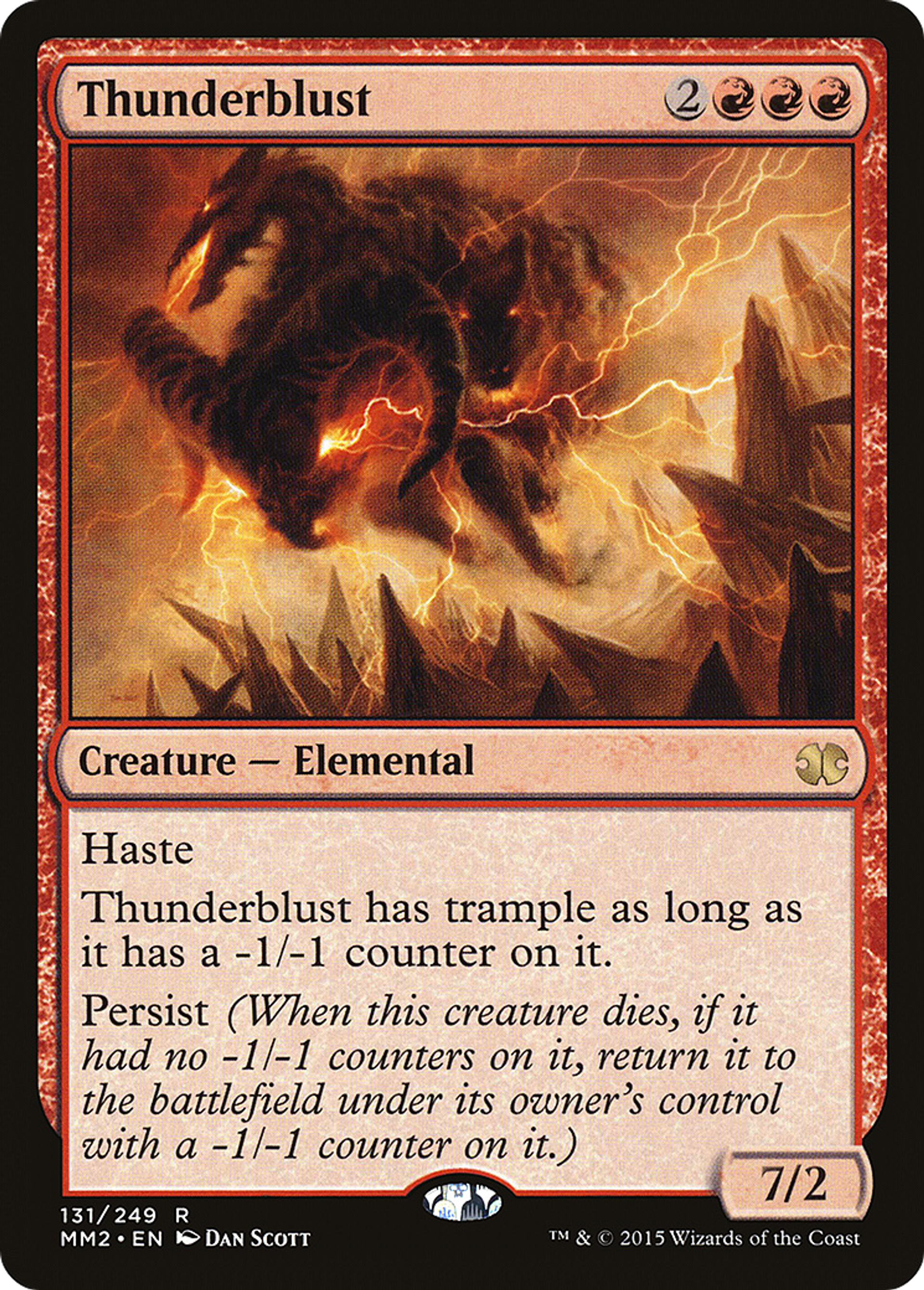 Thunderblust — Modern Masters 2015 — Magic: The Gathering