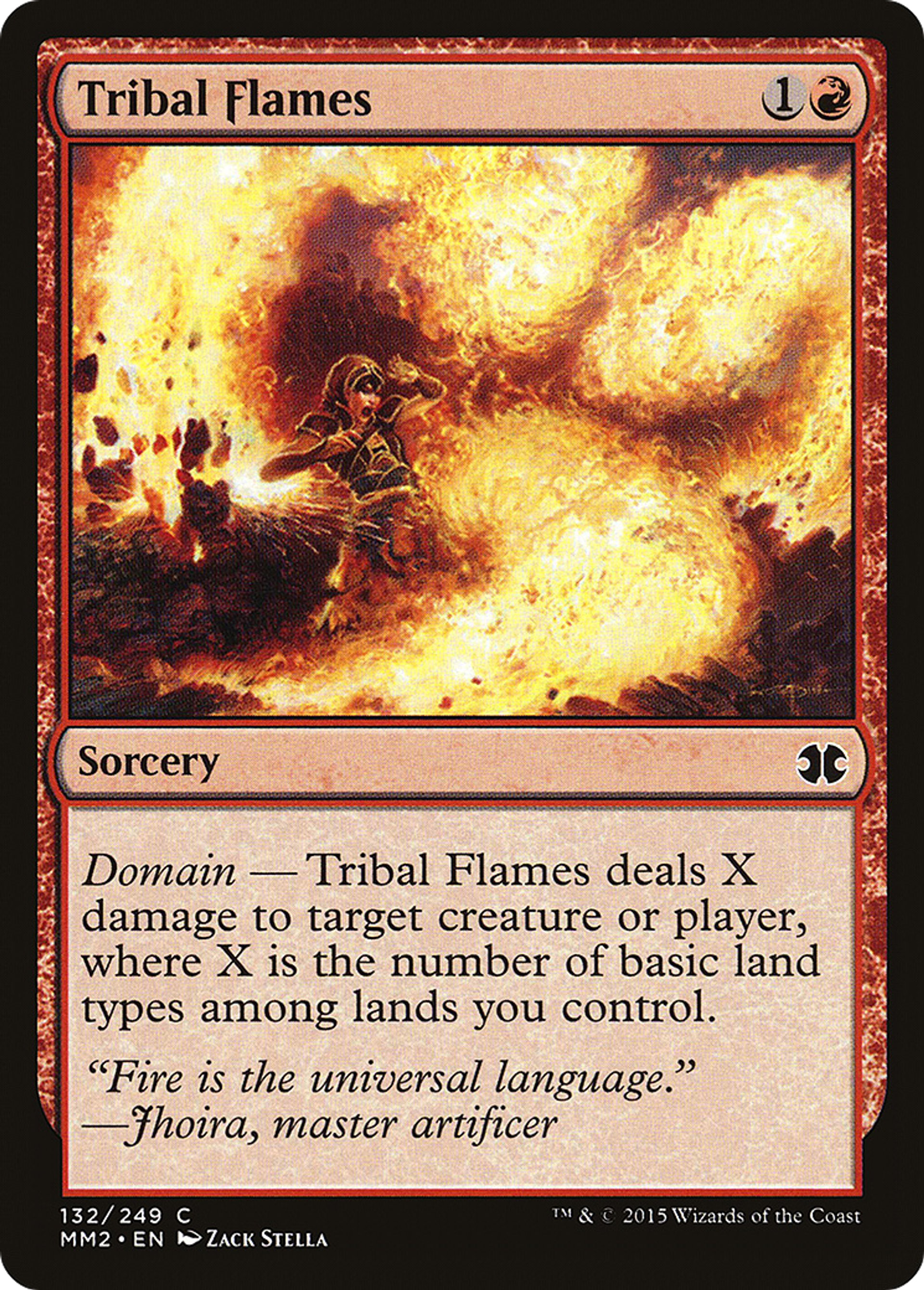 Tribal Flames — Modern Masters 2015 — Magic: The Gathering