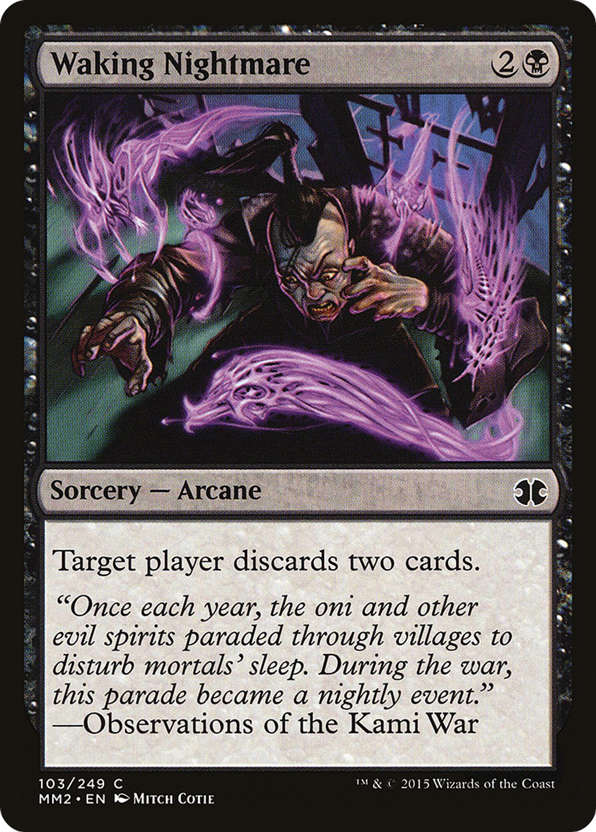 Waking Nightmare — Modern Masters 2015 — Magic: The Gathering