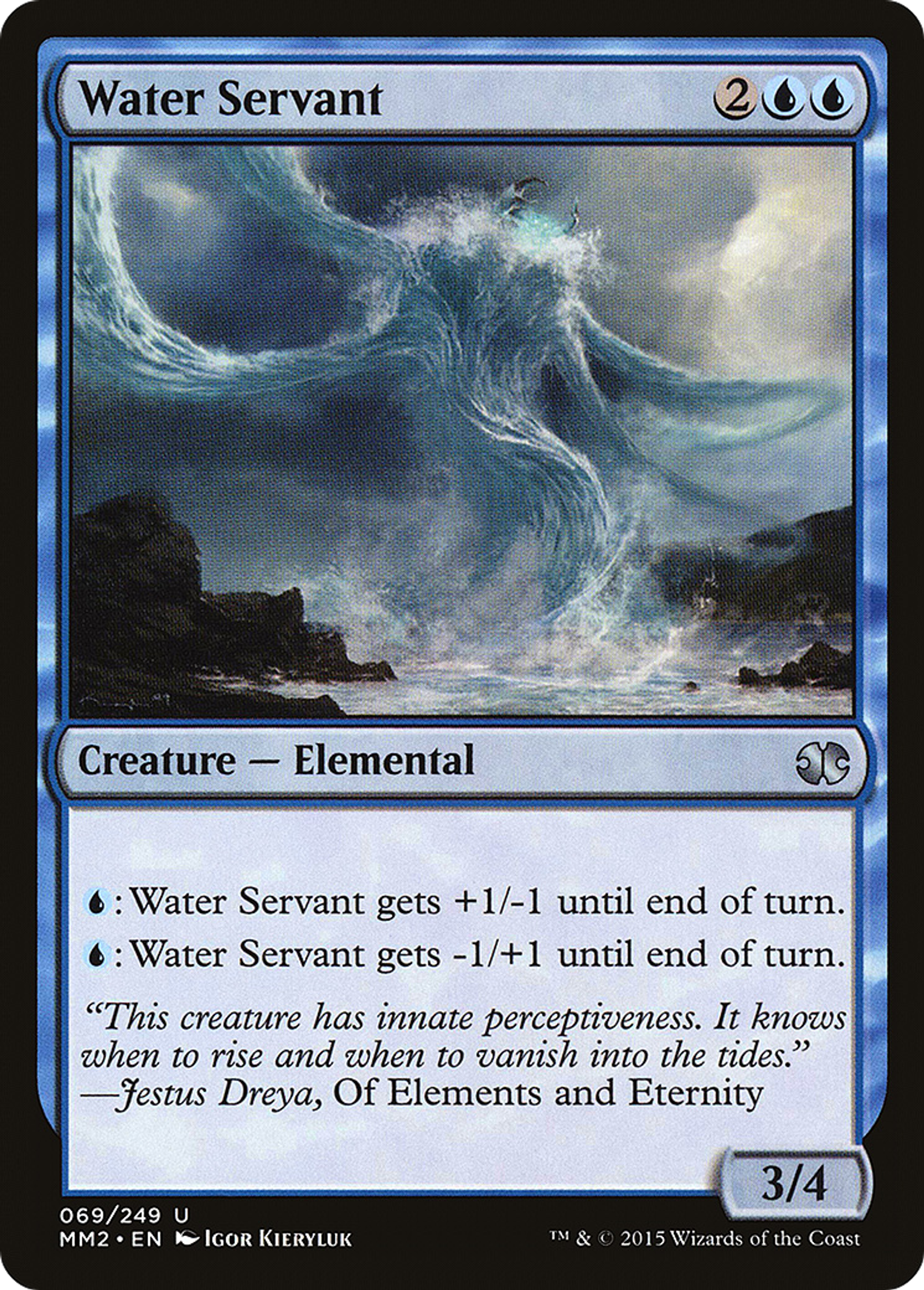 Water Servant — Modern Masters 2015 — Magic: The Gathering