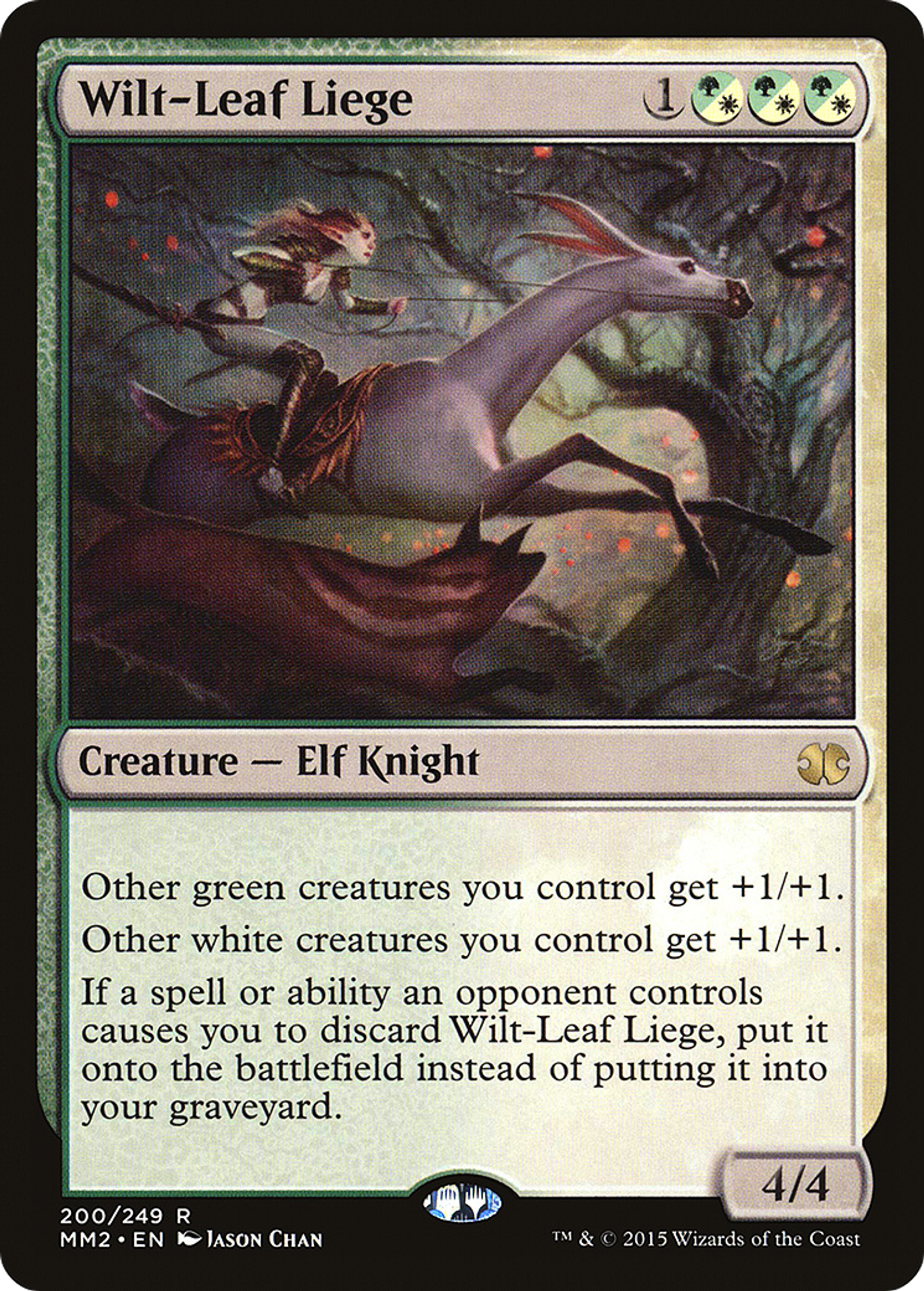 Wilt-Leaf Liege — Modern Masters 2015 — Magic: The Gathering