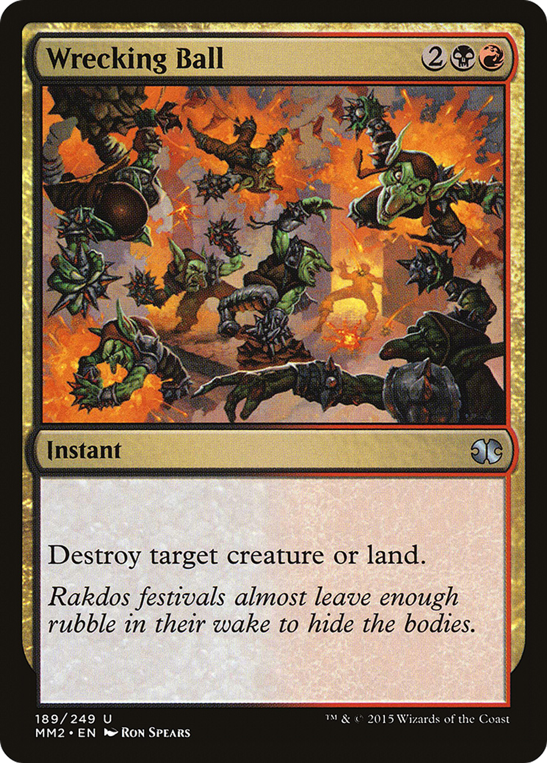 Wrecking Ball — Modern Masters 2015 — Magic: The Gathering