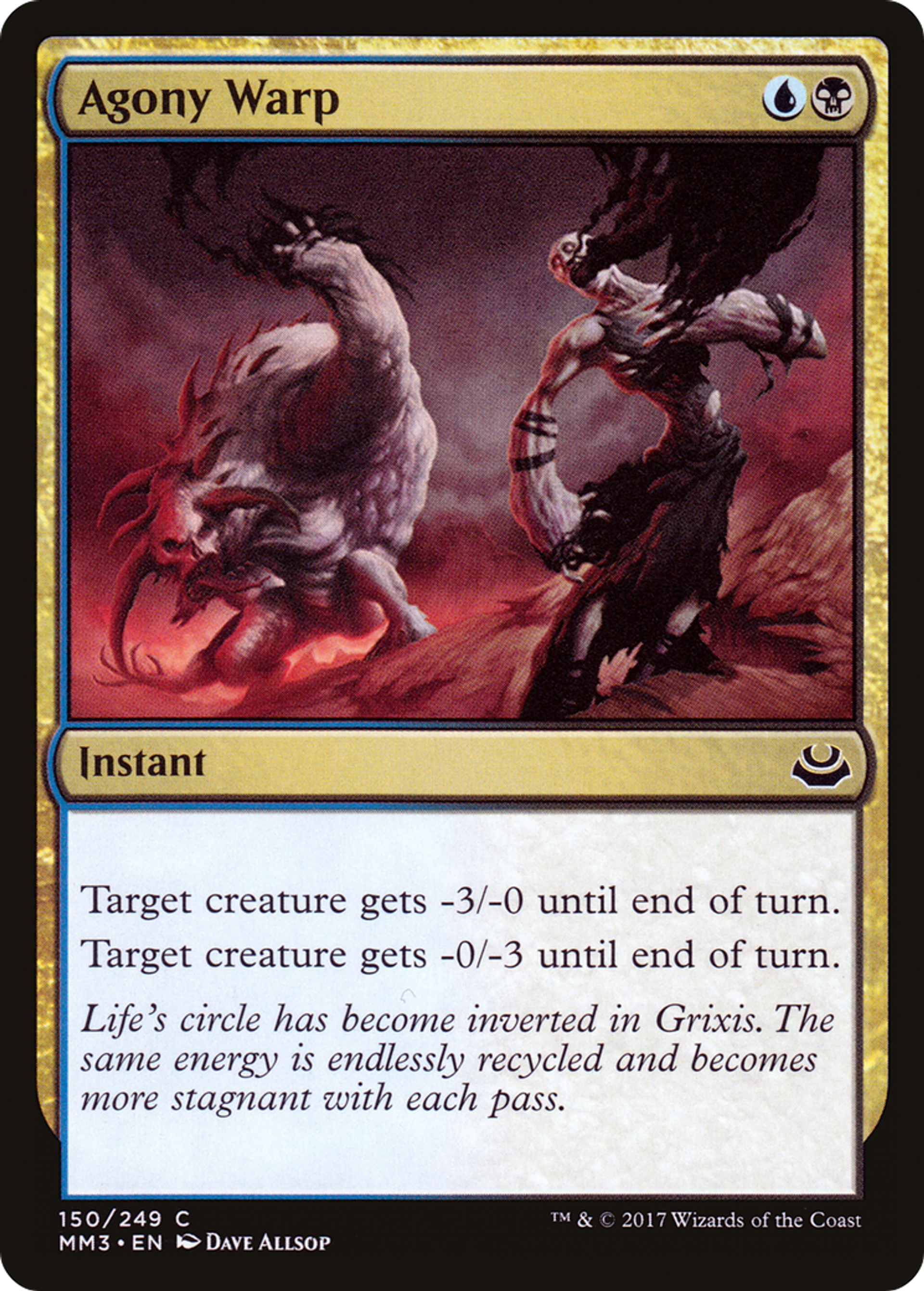 Agony Warp — Modern Masters 2017 — Magic: The Gathering