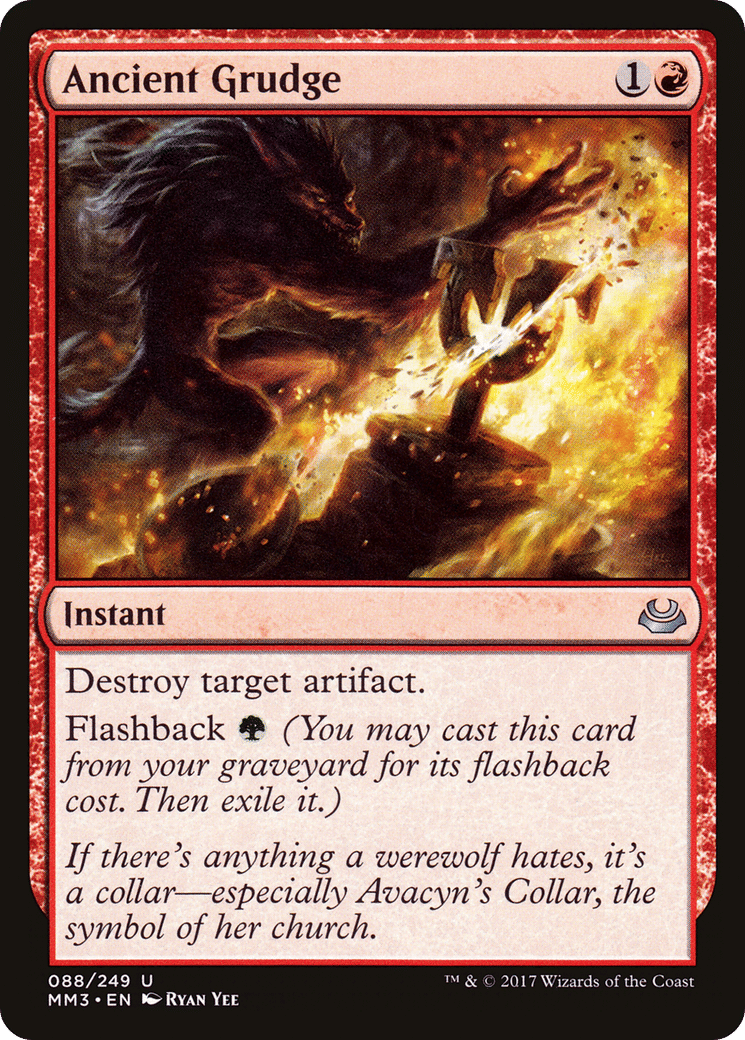 Ancient Grudge — Modern Masters 2017 — Magic: The Gathering