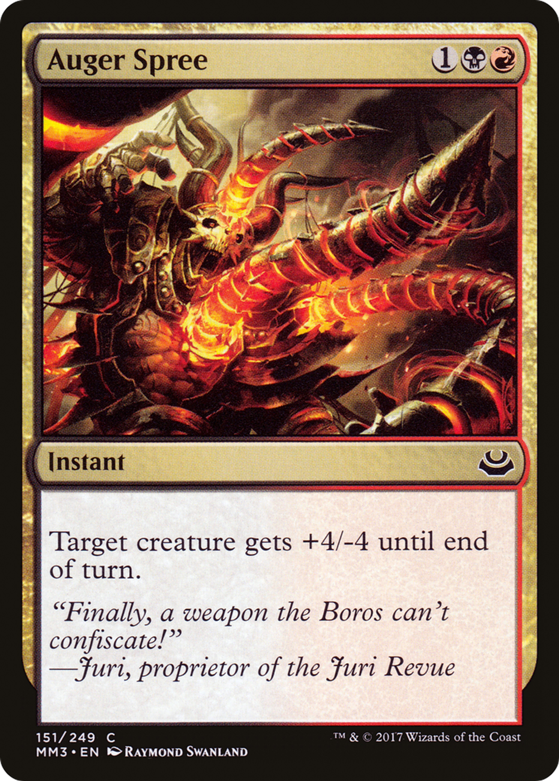 Auger Spree — Modern Masters 2017 — Magic: The Gathering