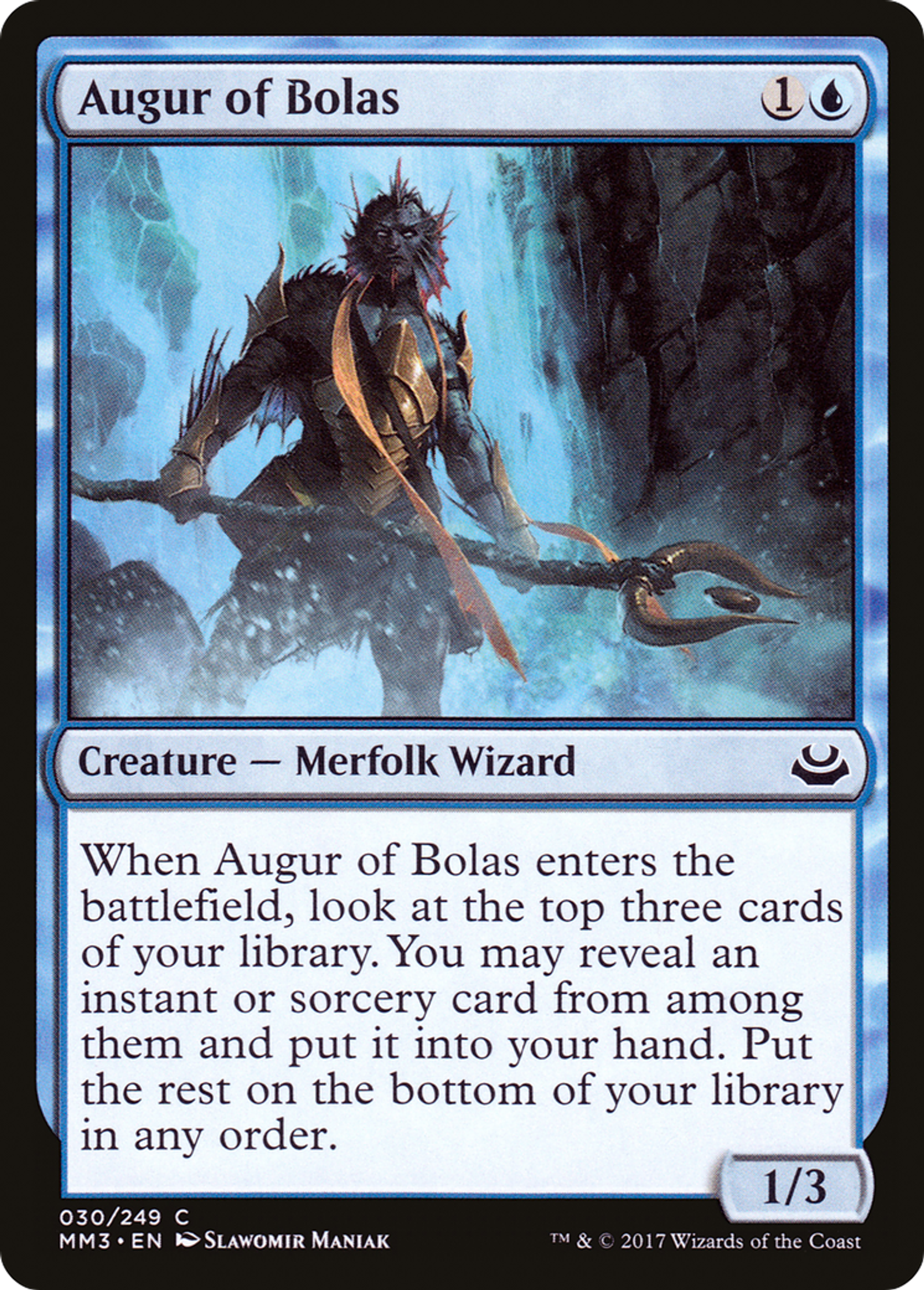 Augur of Bolas — Modern Masters 2017 — Magic: The Gathering