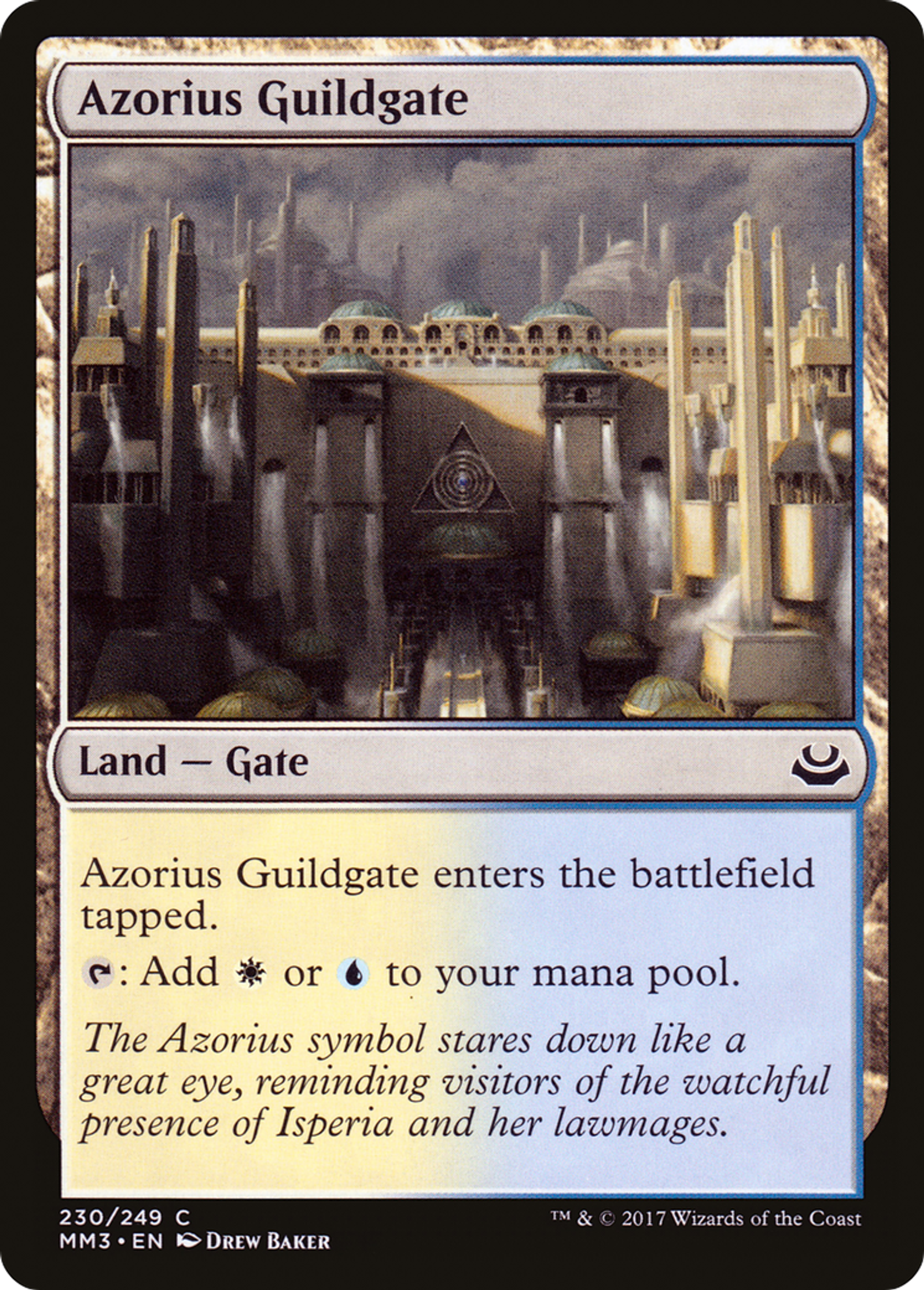 Azorius Guildgate — Modern Masters 2017 — Magic: The Gathering