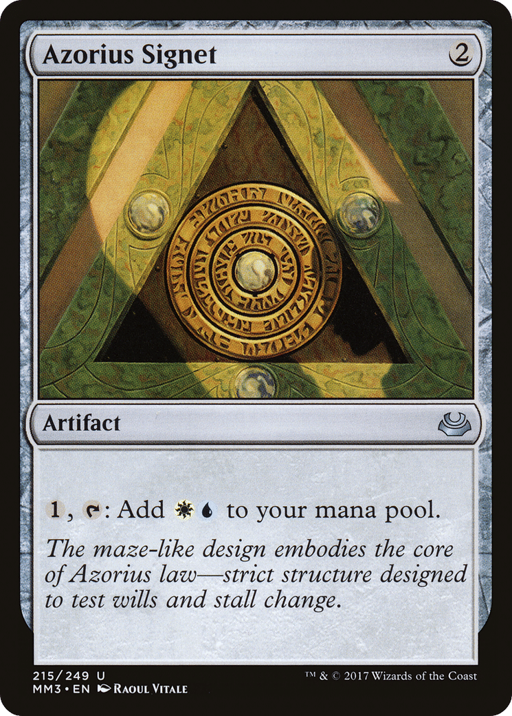 Azorius Signet — Modern Masters 2017 — Magic: The Gathering