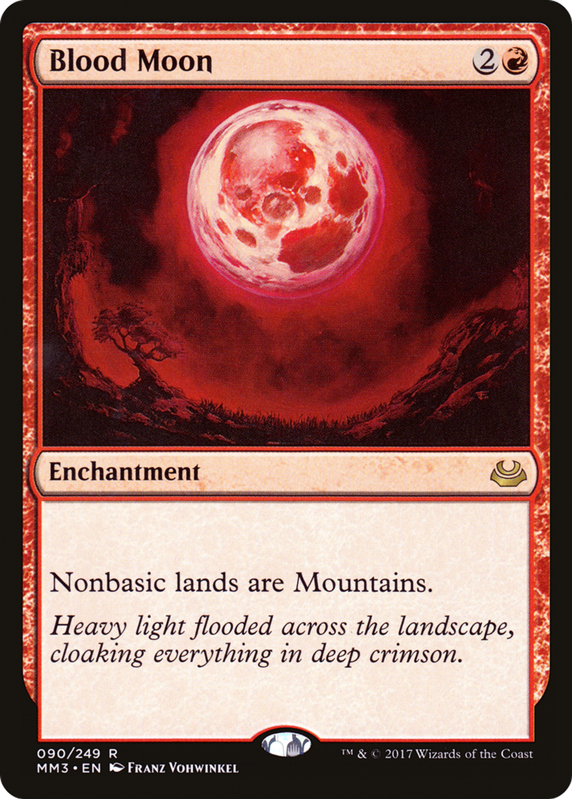 Blood Moon — Modern Masters 2017 — Magic: The Gathering