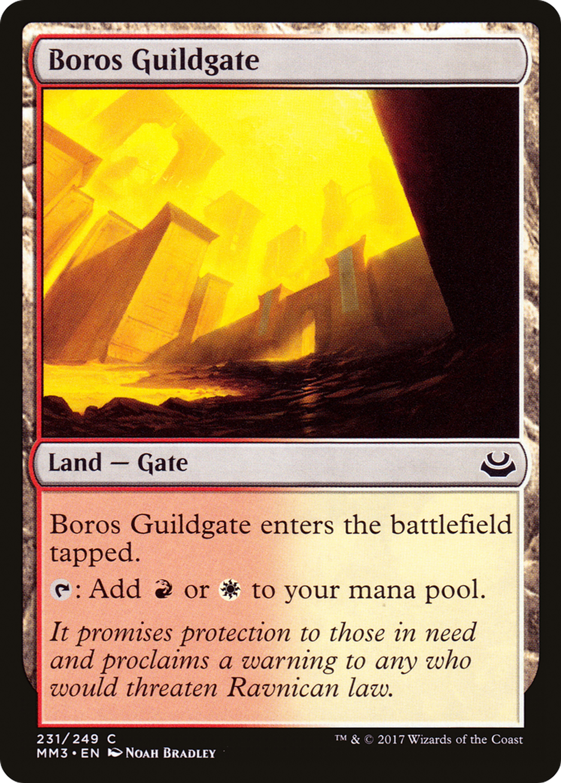 Boros Guildgate — Modern Masters 2017 — Magic: The Gathering