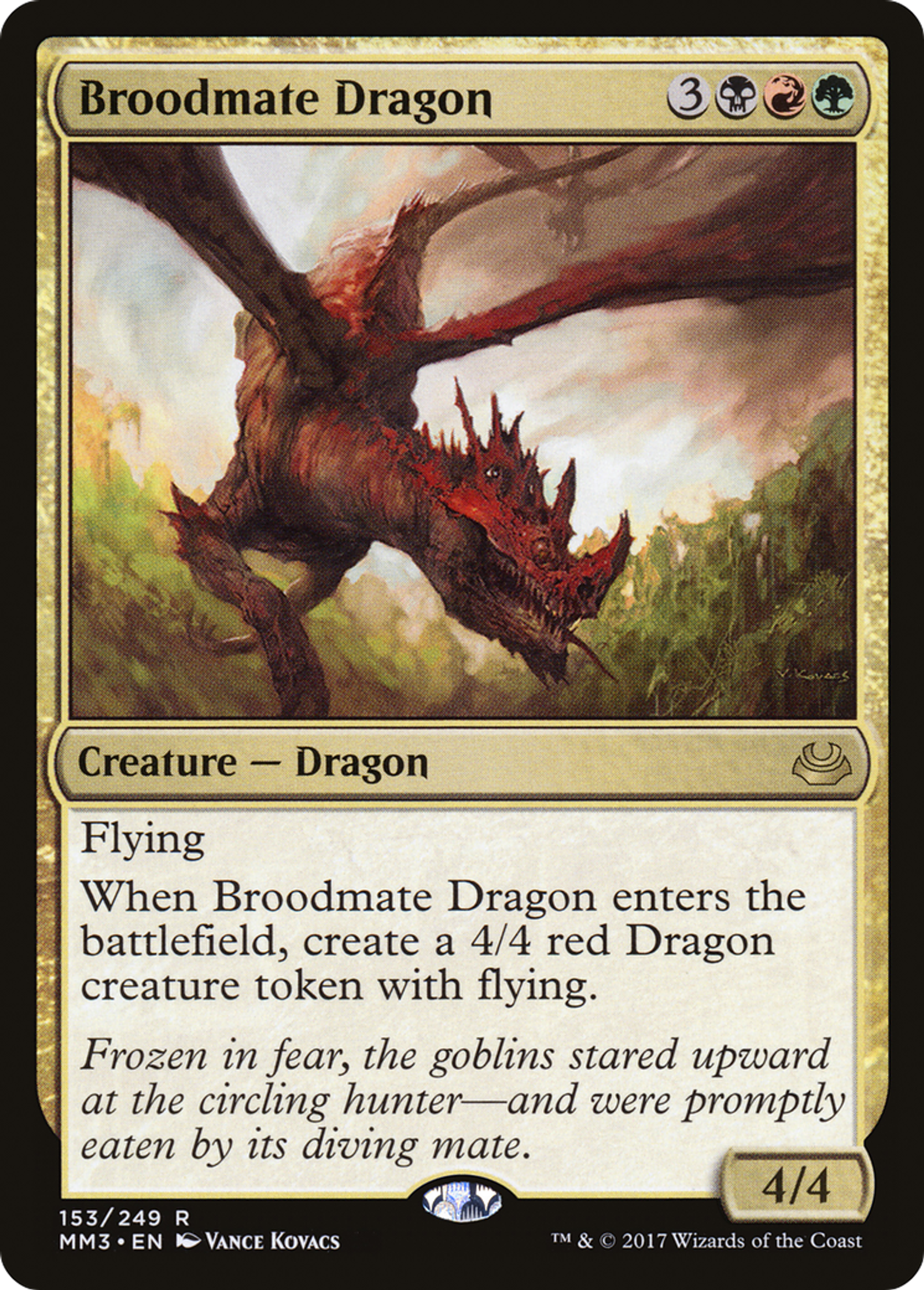 Broodmate Dragon — Modern Masters 2017 — Magic: The Gathering