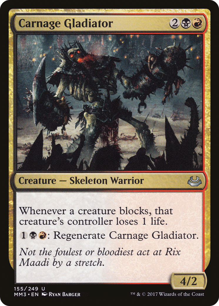 Carnage Gladiator — Modern Masters 2017 — Magic: The Gathering