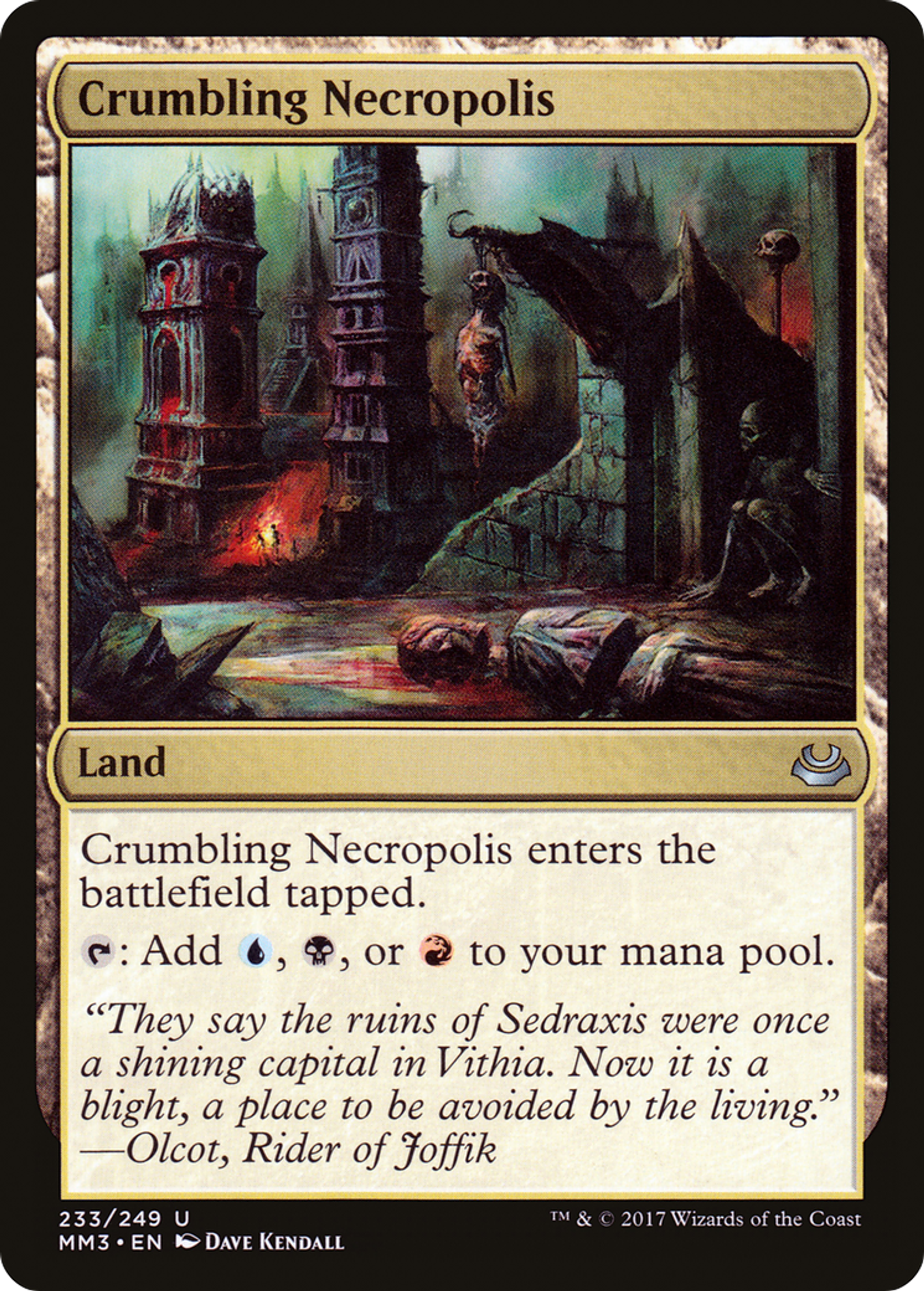 Crumbling Necropolis — Modern Masters 2017 — Magic: The Gathering