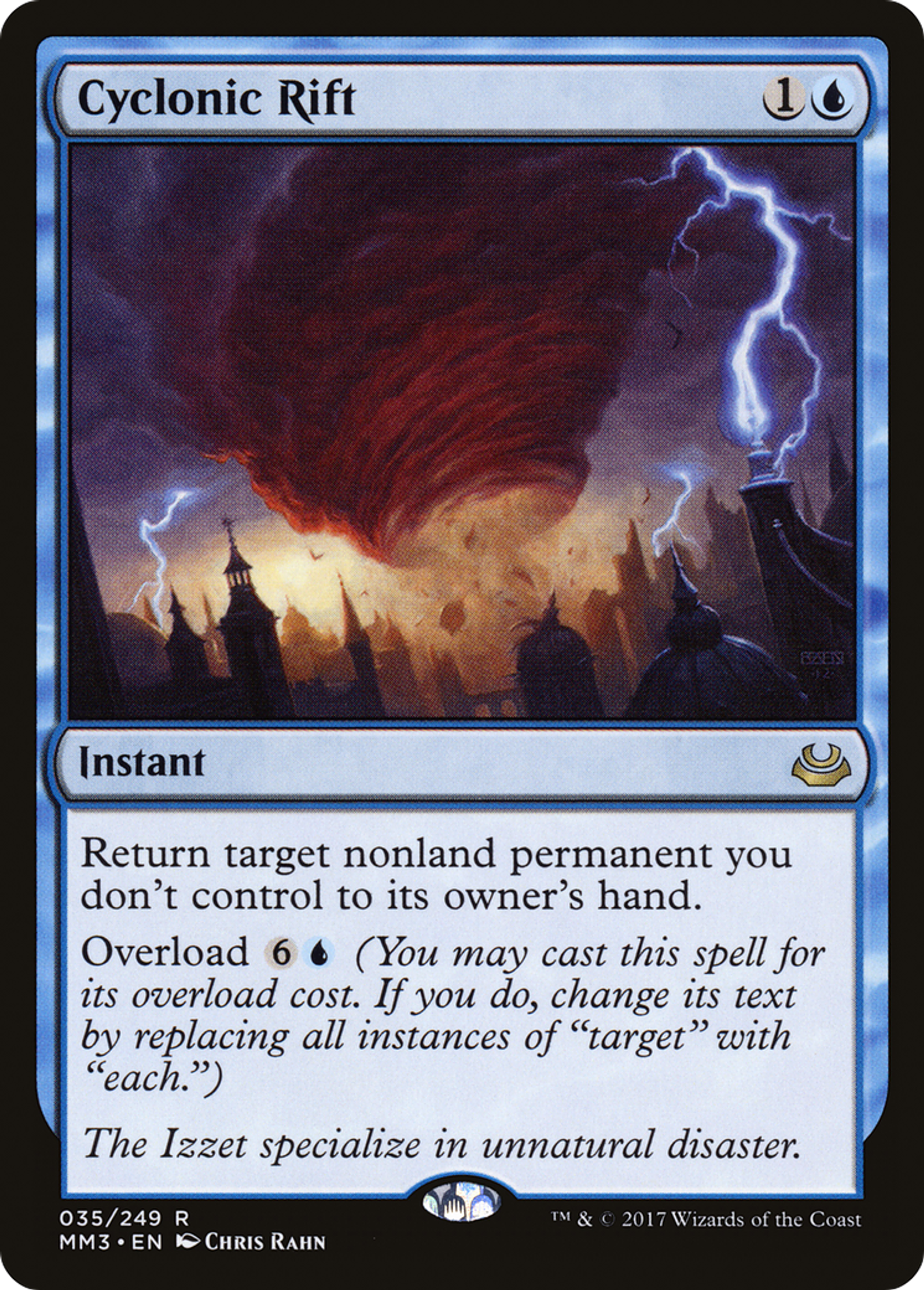Cyclonic Rift — Modern Masters 2017 — Magic: The Gathering