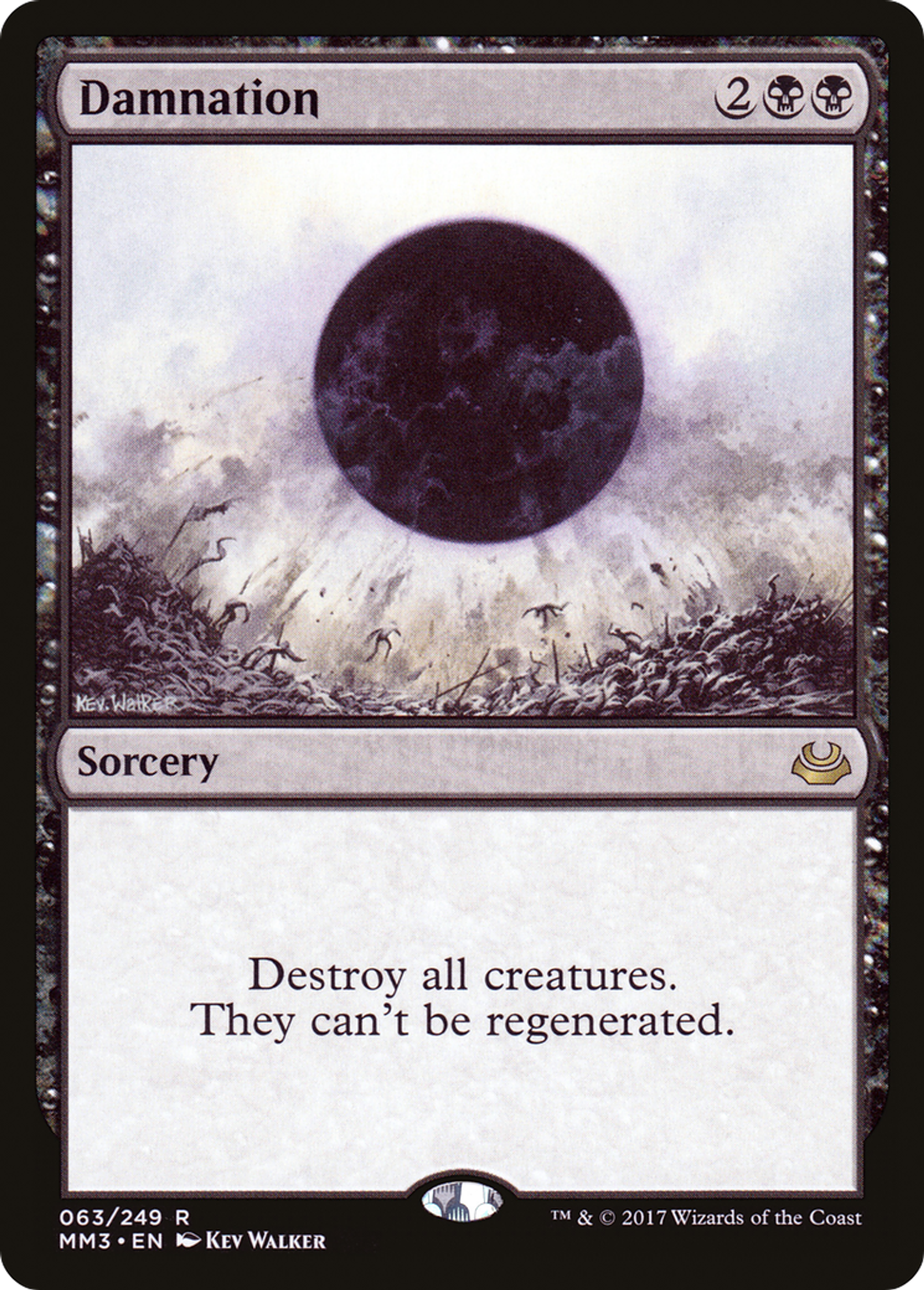 Damnation — Modern Masters 2017 — Magic: The Gathering