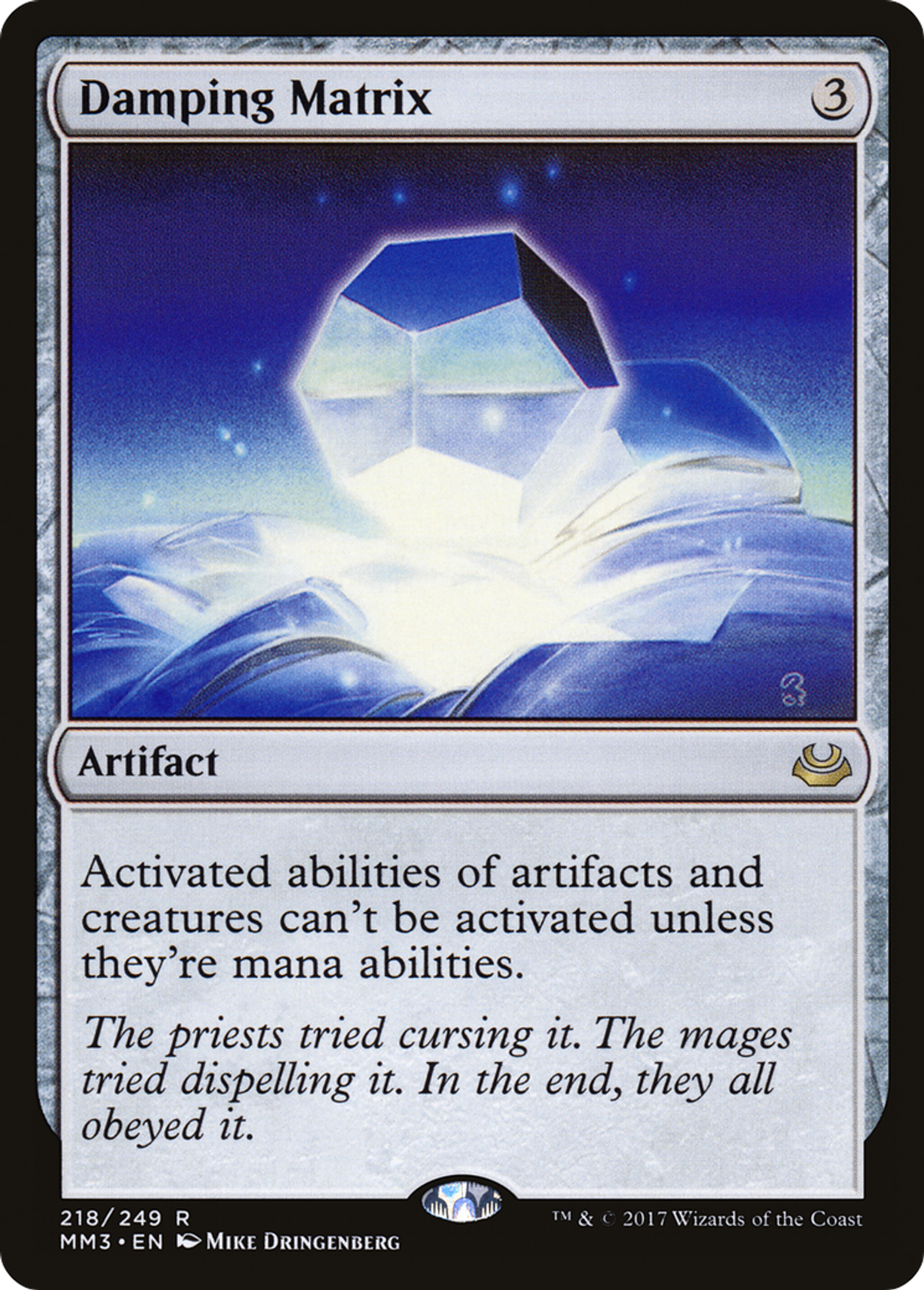 Damping Matrix — Modern Masters 2017 — Magic: The Gathering