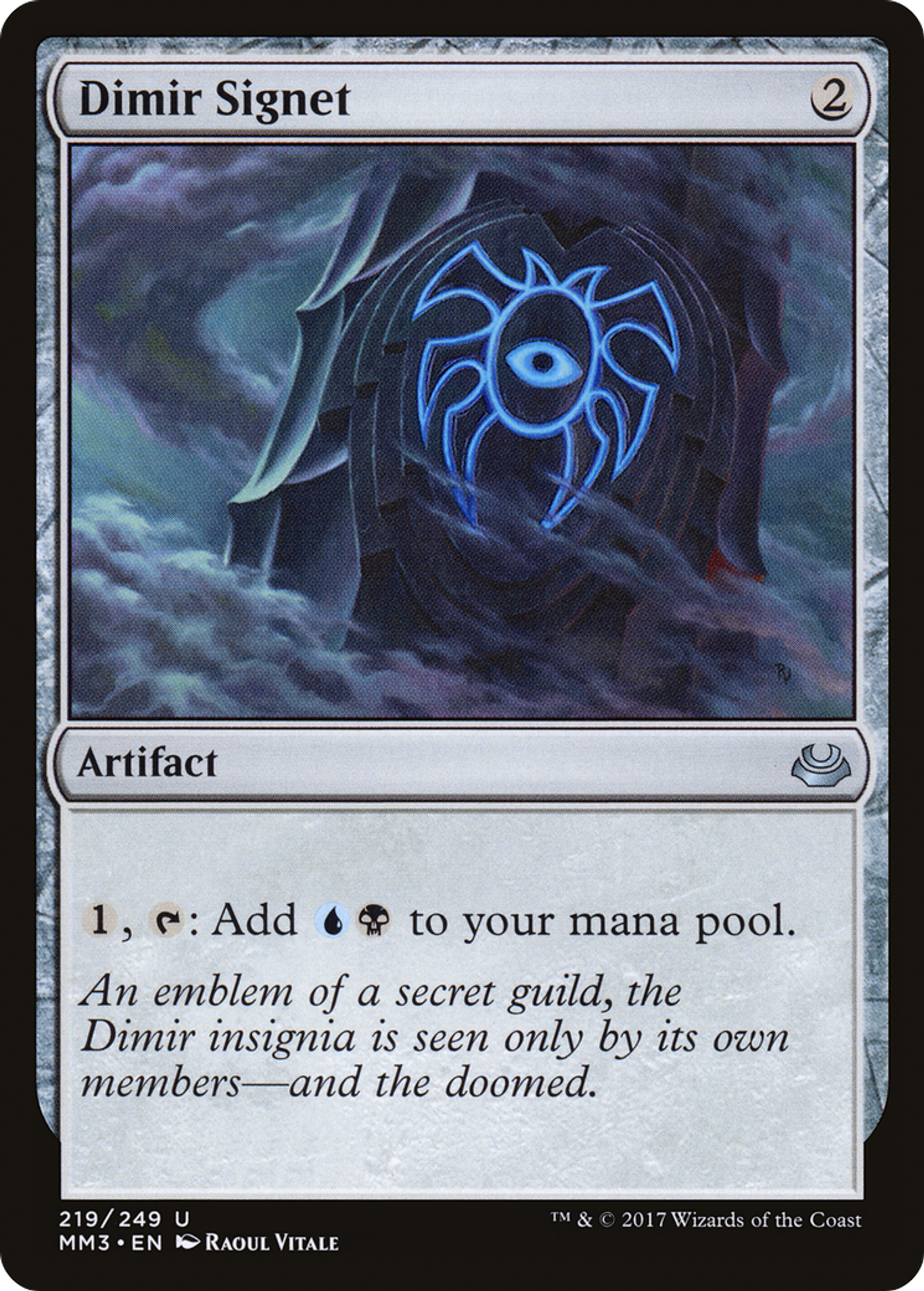 Cachet de Dimir — Modern Masters 2017 — Magic: The Gathering