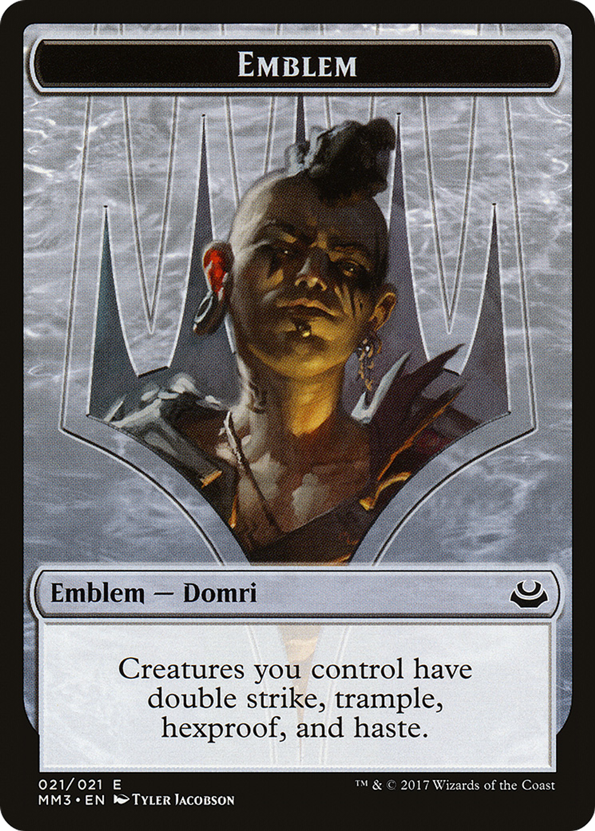 Domri Rade Emblem — Modern Masters 2017 — Magic: The Gathering