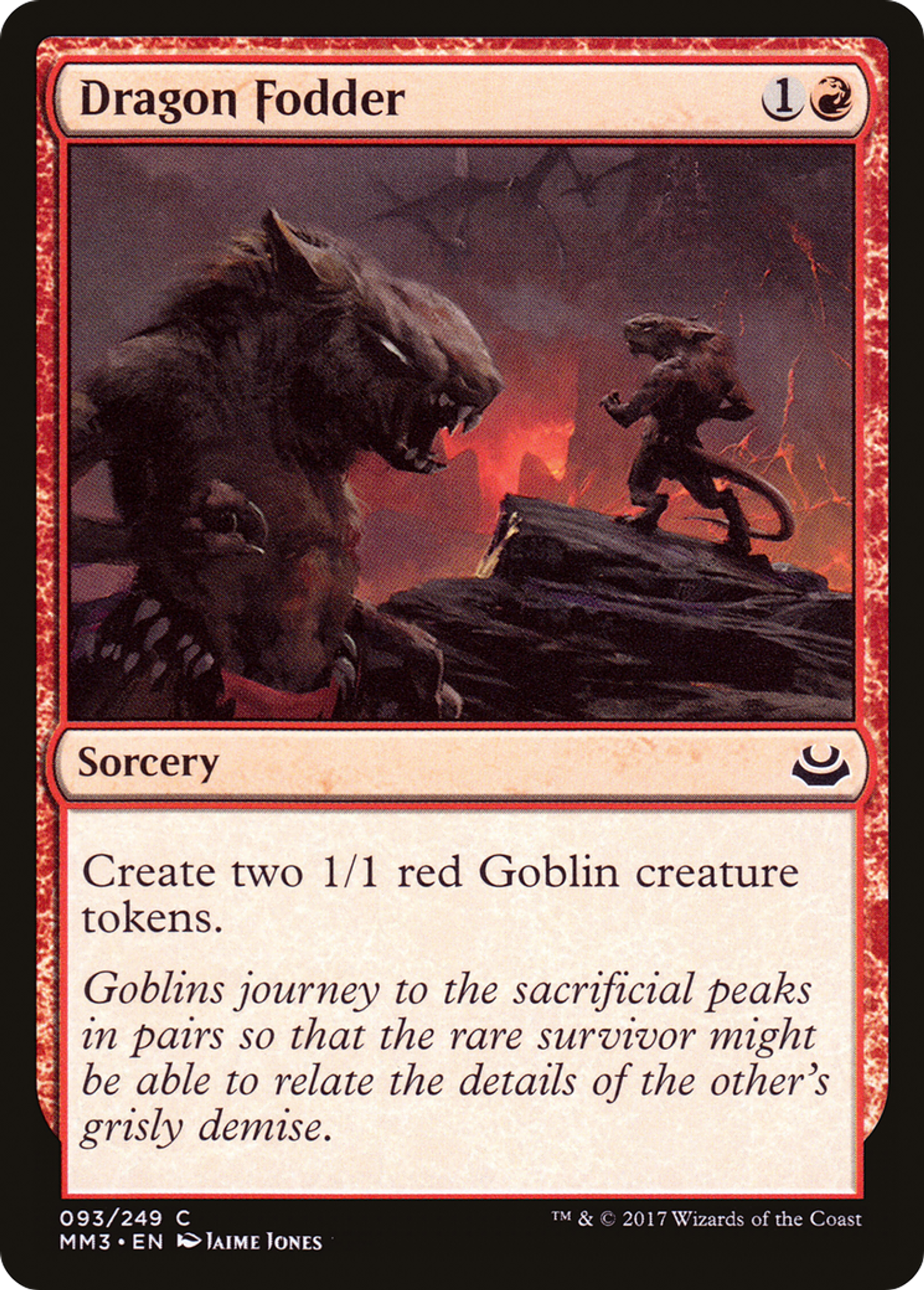 Dragon Fodder — Modern Masters 2017 — Magic: The Gathering