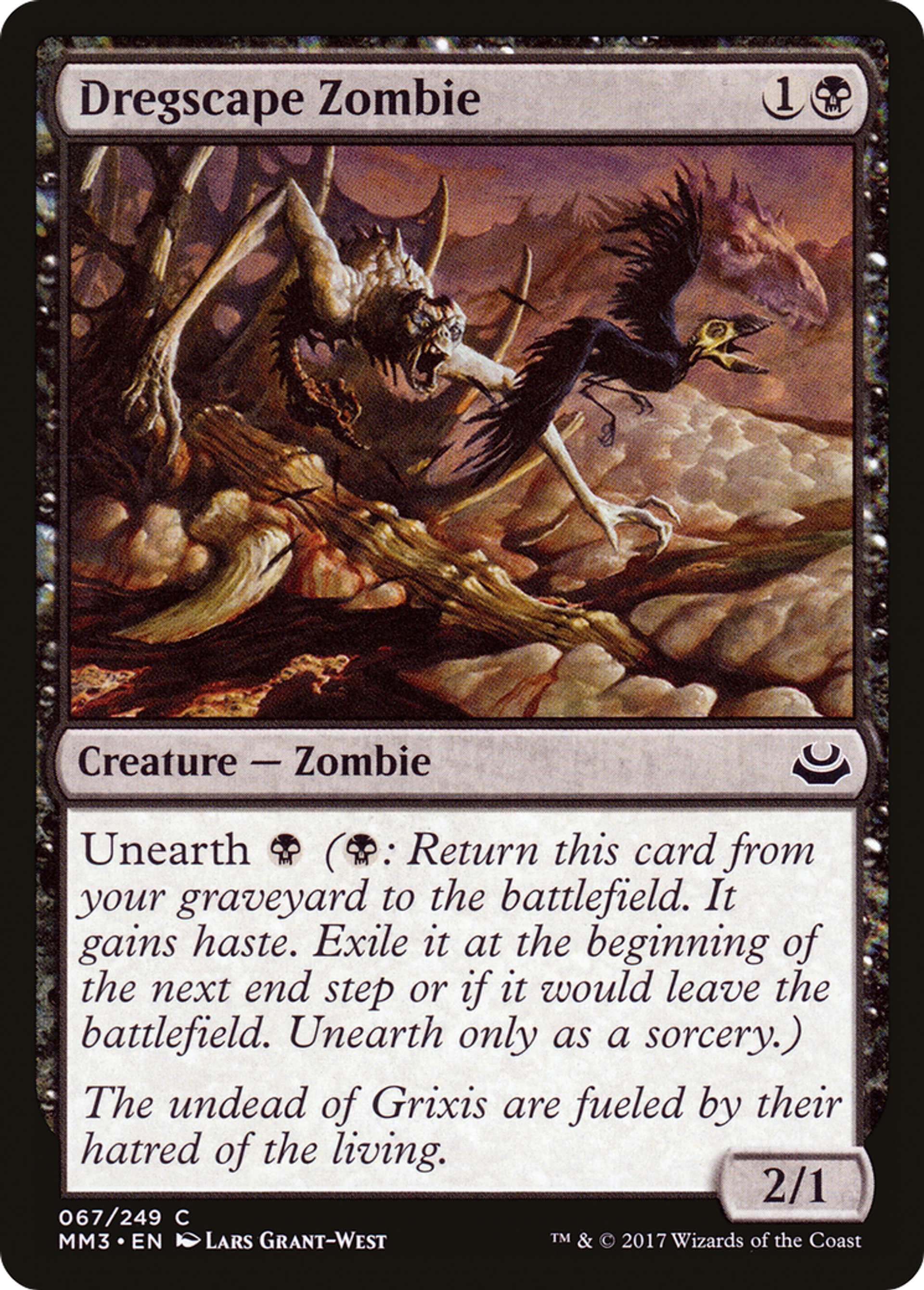 Dregscape Zombie — Modern Masters 2017 — Magic: The Gathering