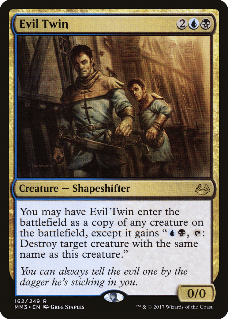 Evil Twin — Modern Masters 2017 — Magic: The Gathering