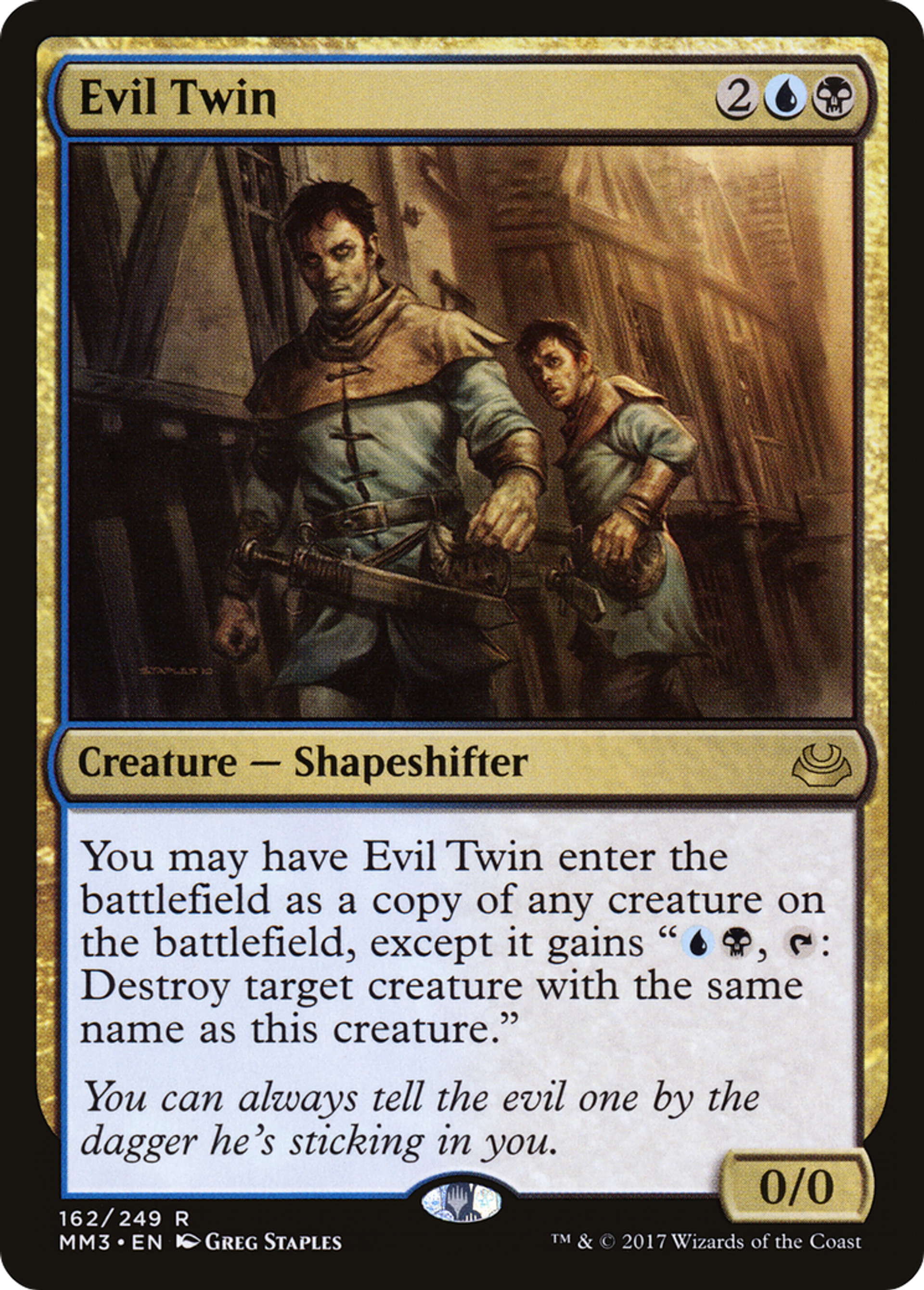 Evil Twin — Modern Masters 2017 — Magic: The Gathering