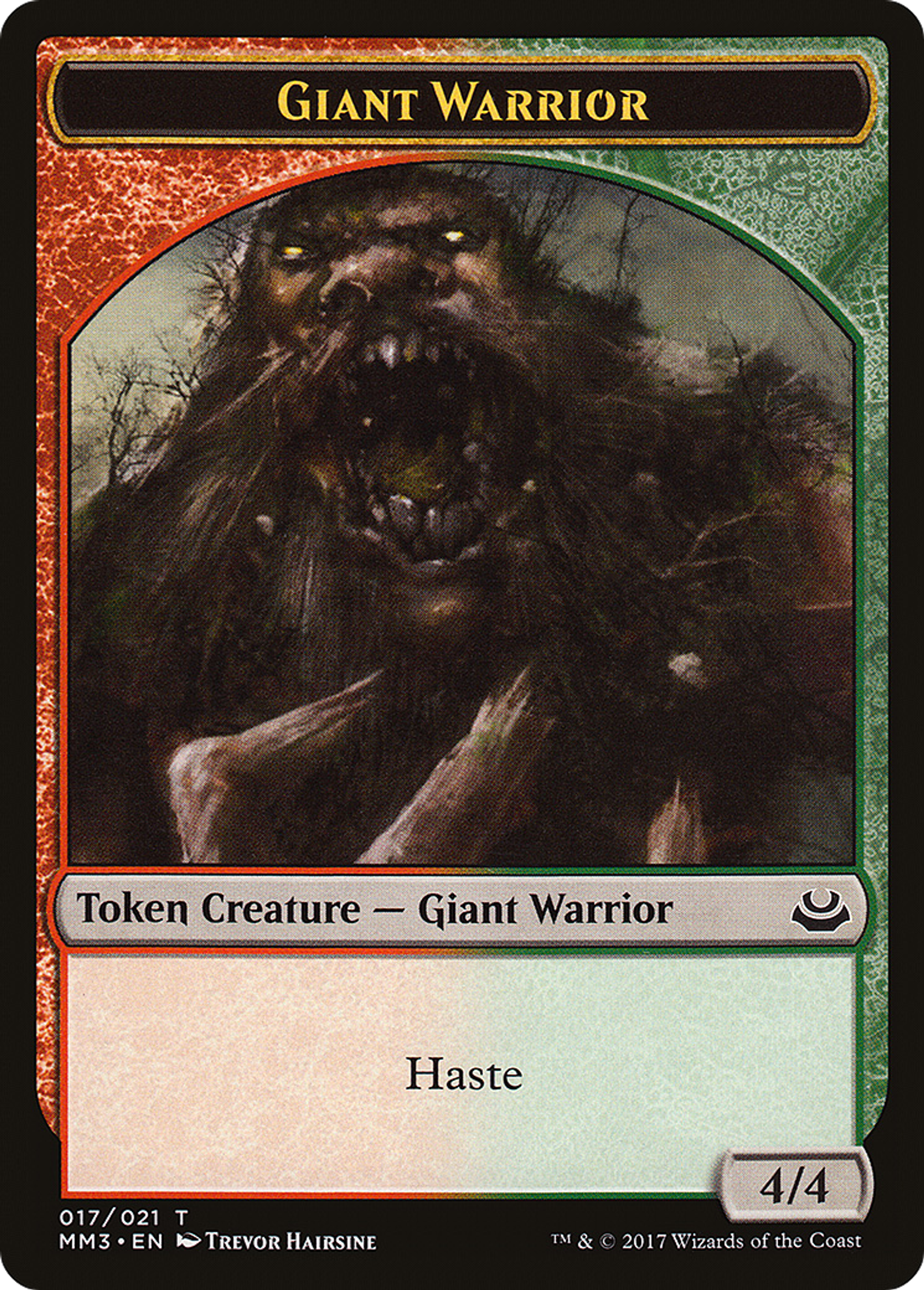 Giant Warrior — Modern Masters 2017 — Magic: The Gathering