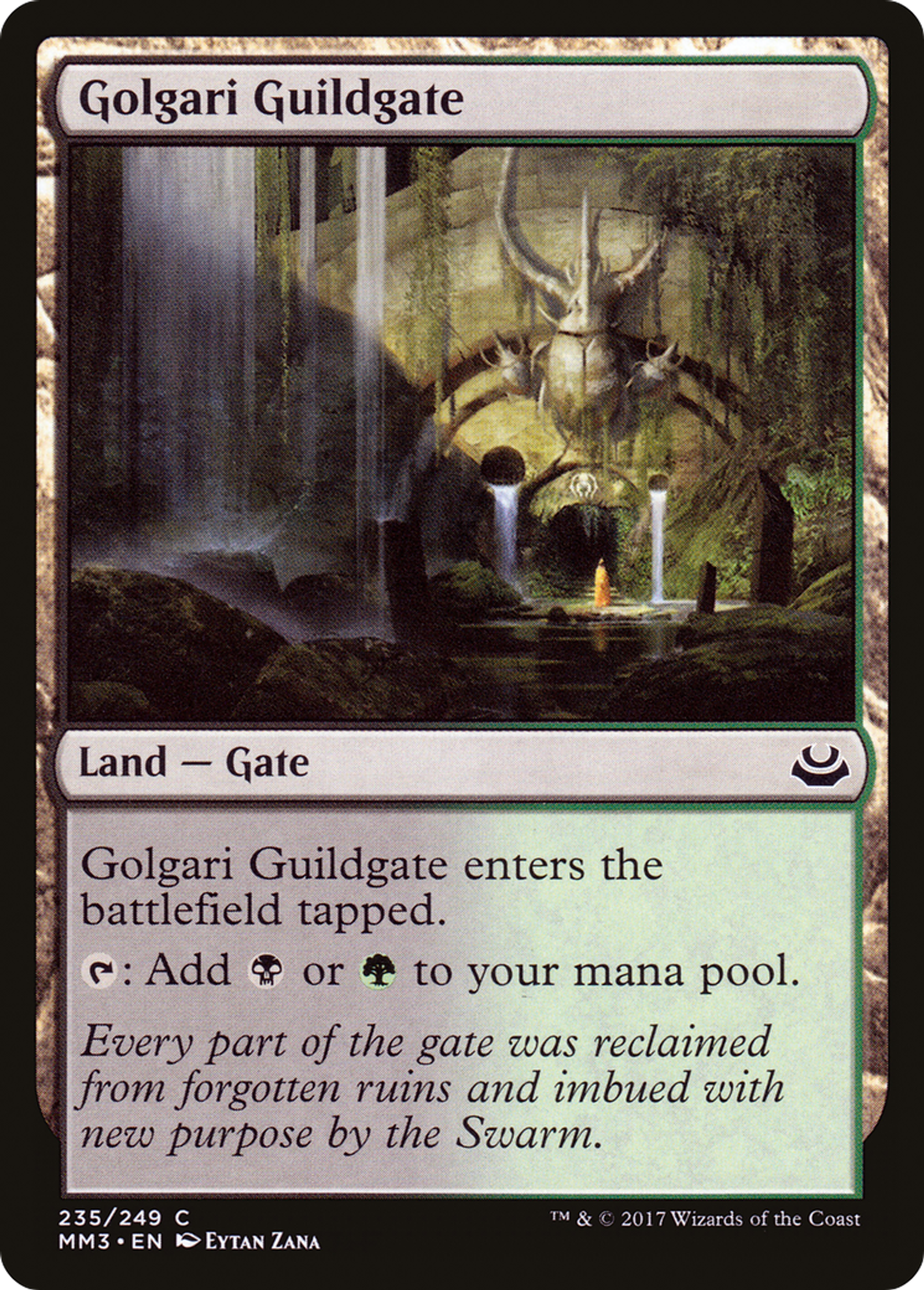 Golgari Guildgate — Modern Masters 2017 — Magic: The Gathering