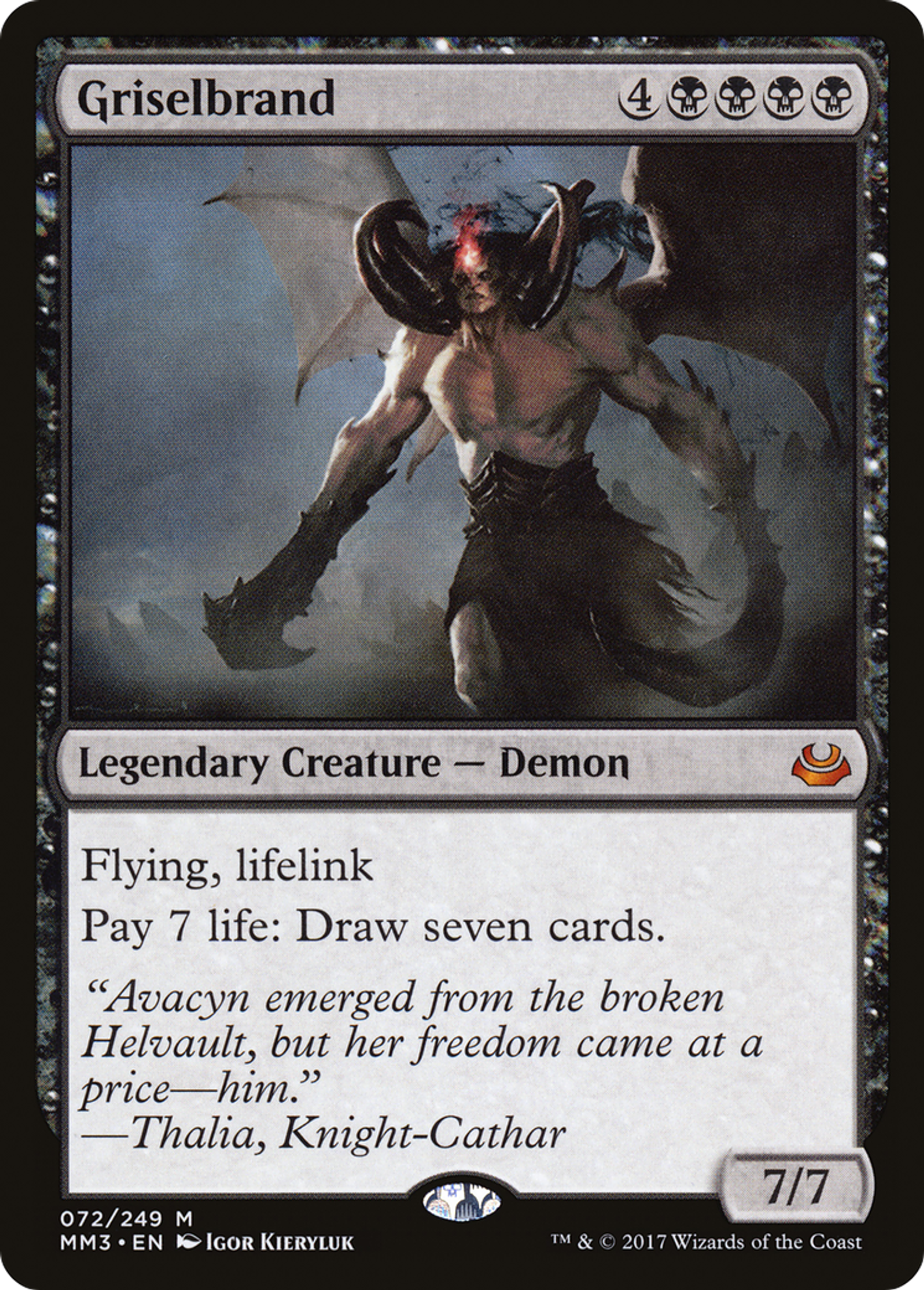 Griselbrand — Modern Masters 2017 — Magic: The Gathering
