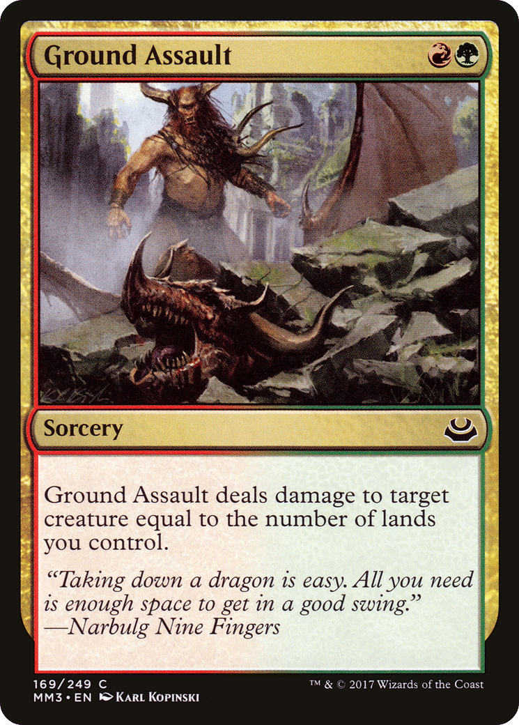 Ground Assault — Modern Masters 2017 — Magic: The Gathering