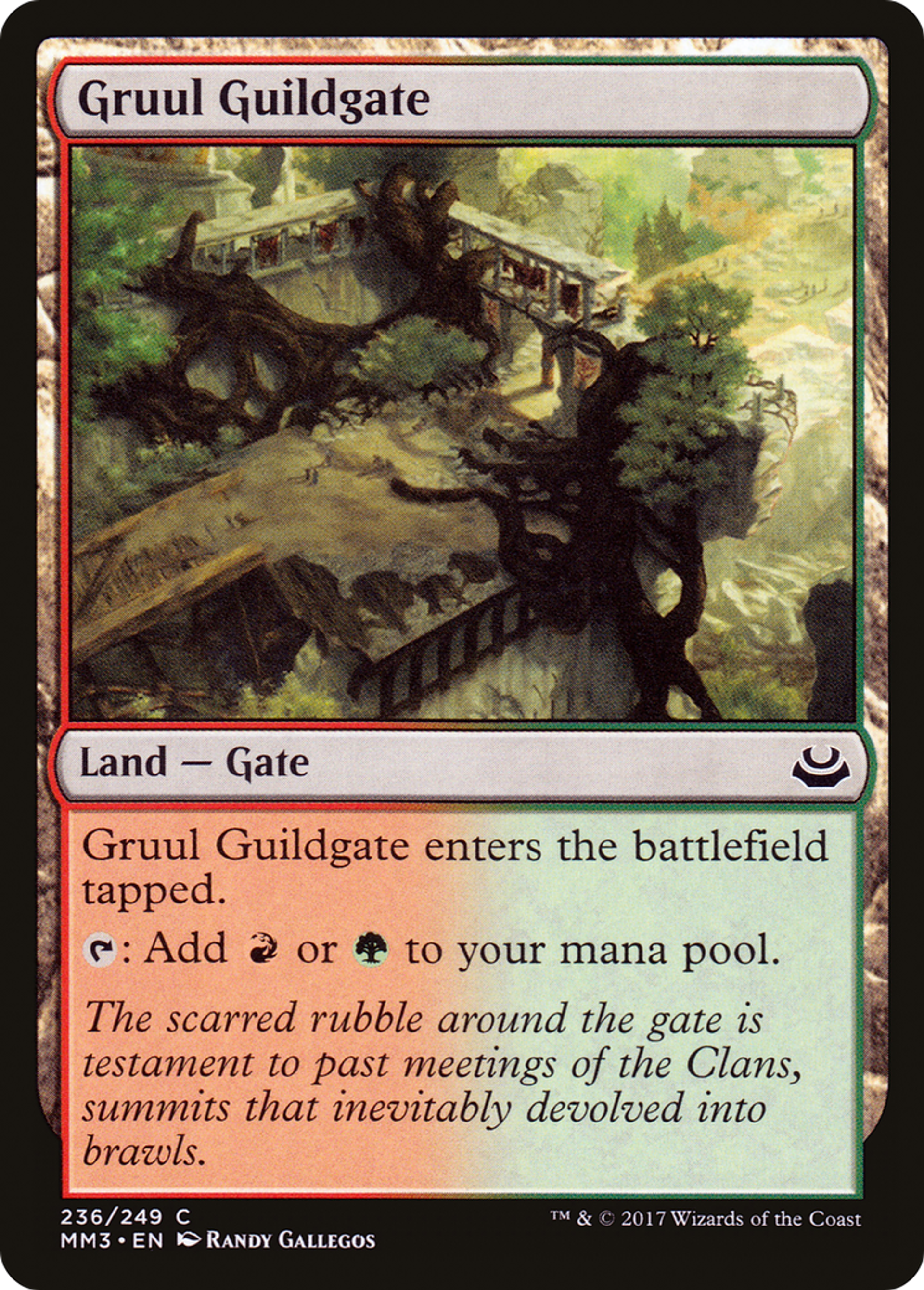 Gruul Guildgate — Modern Masters 2017 — Magic: The Gathering