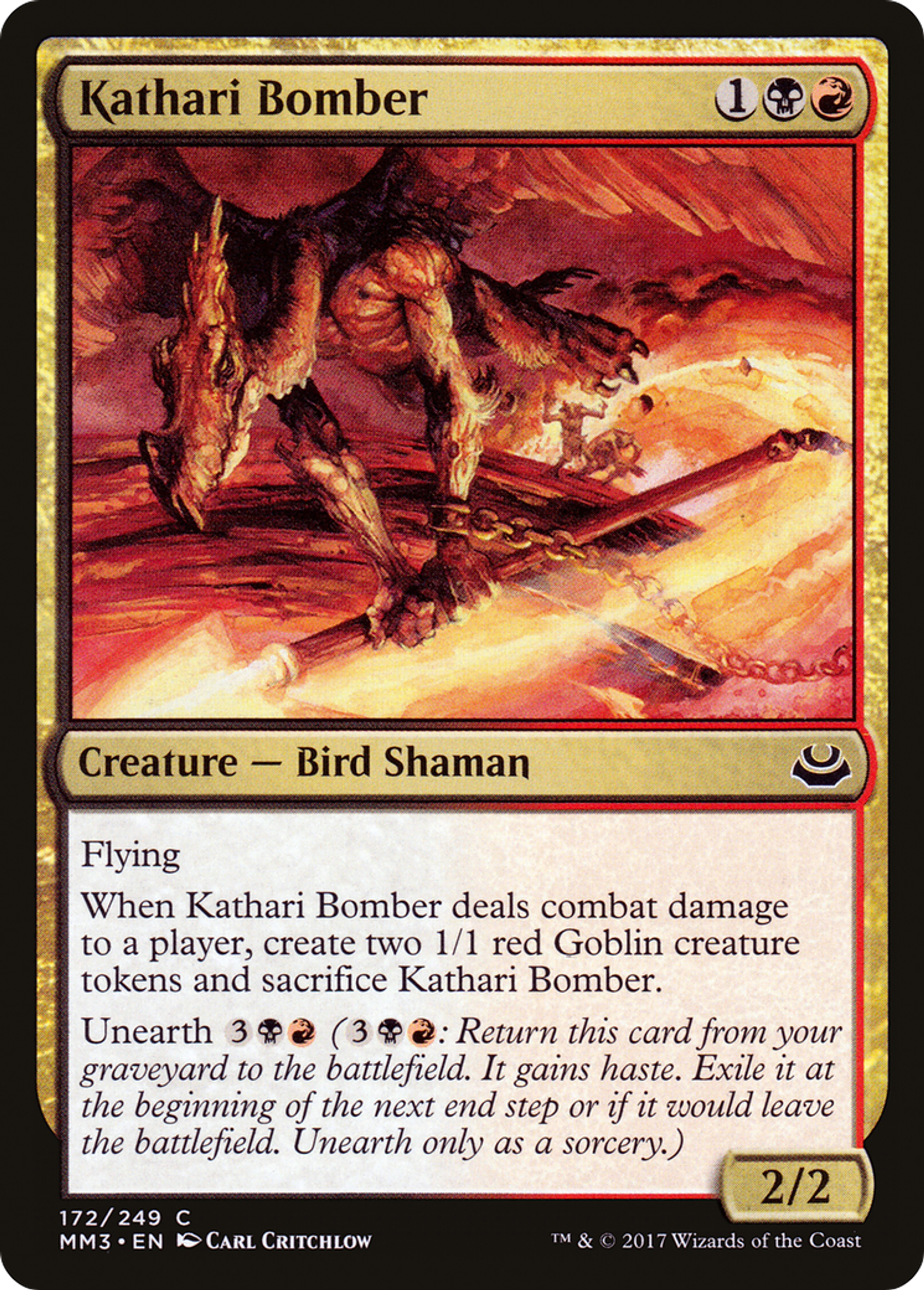 Kathari Bomber — Modern Masters 2017 — Magic: The Gathering