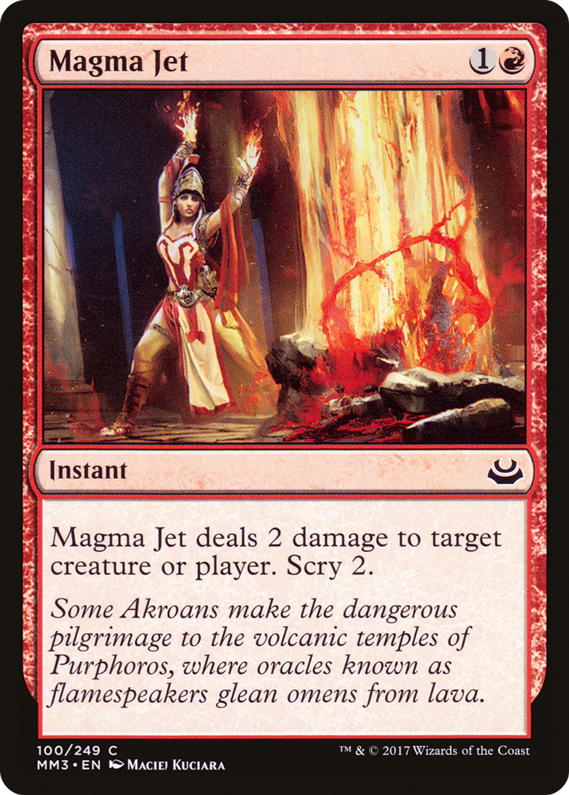 Magma Jet — Modern Masters 2017 — Magic: The Gathering