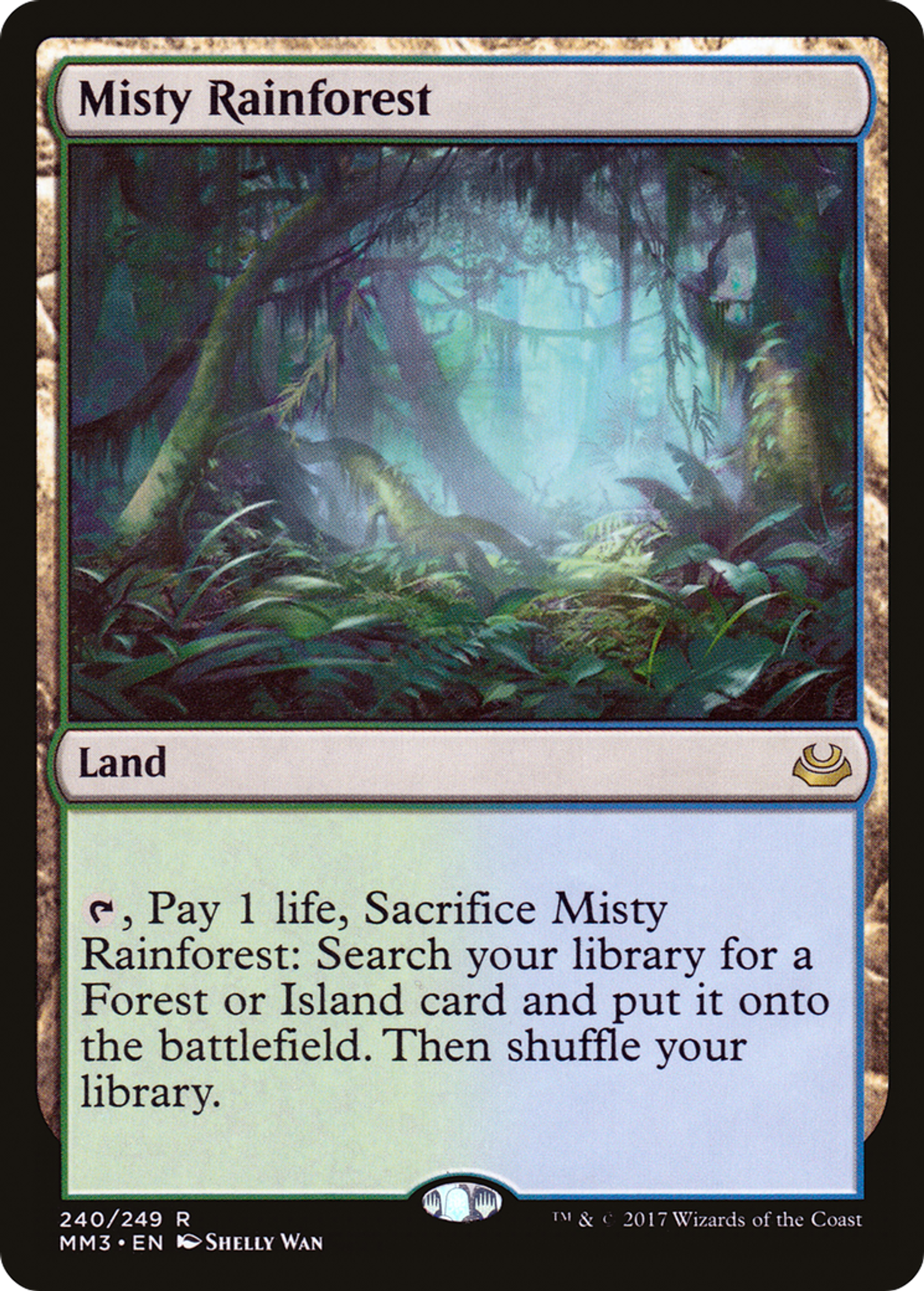 Misty Rainforest — Modern Masters 2017 — Magic: The Gathering
