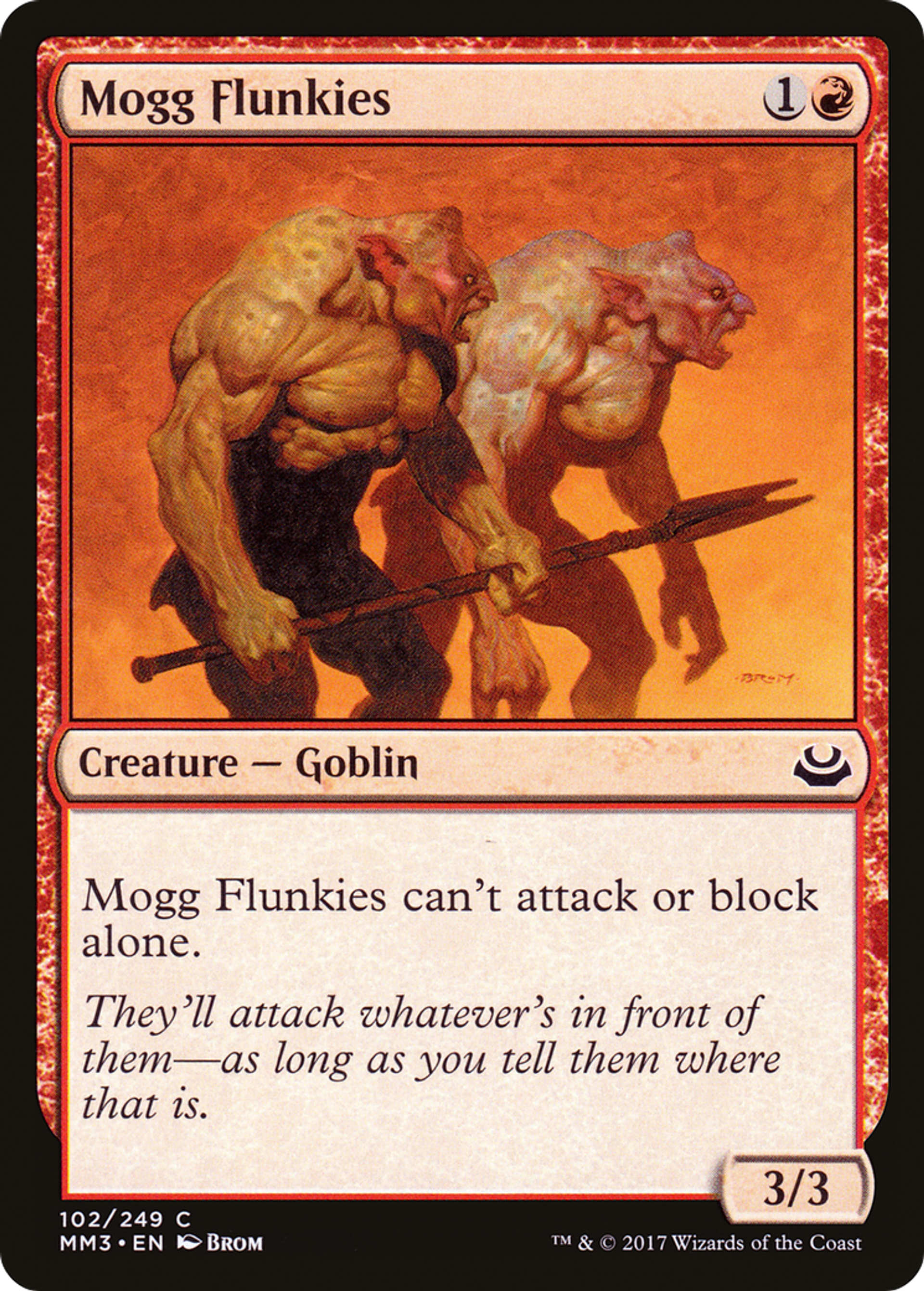 Mogg Flunkies — Modern Masters 2017 — Magic: The Gathering