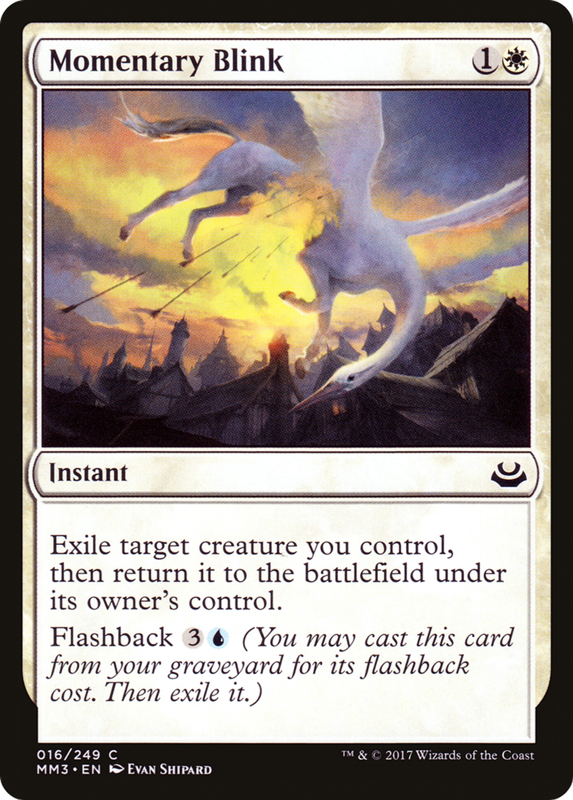 Momentary Blink — Modern Masters 2017 — Magic: The Gathering