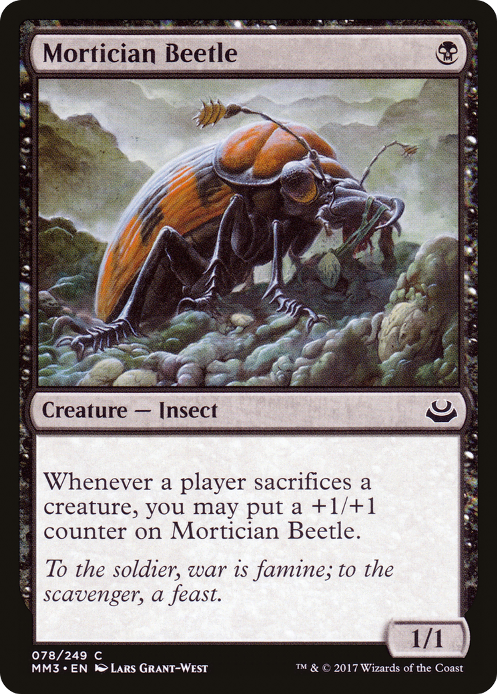 Mortician Beetle — Modern Masters 2017 — Magic: The Gathering