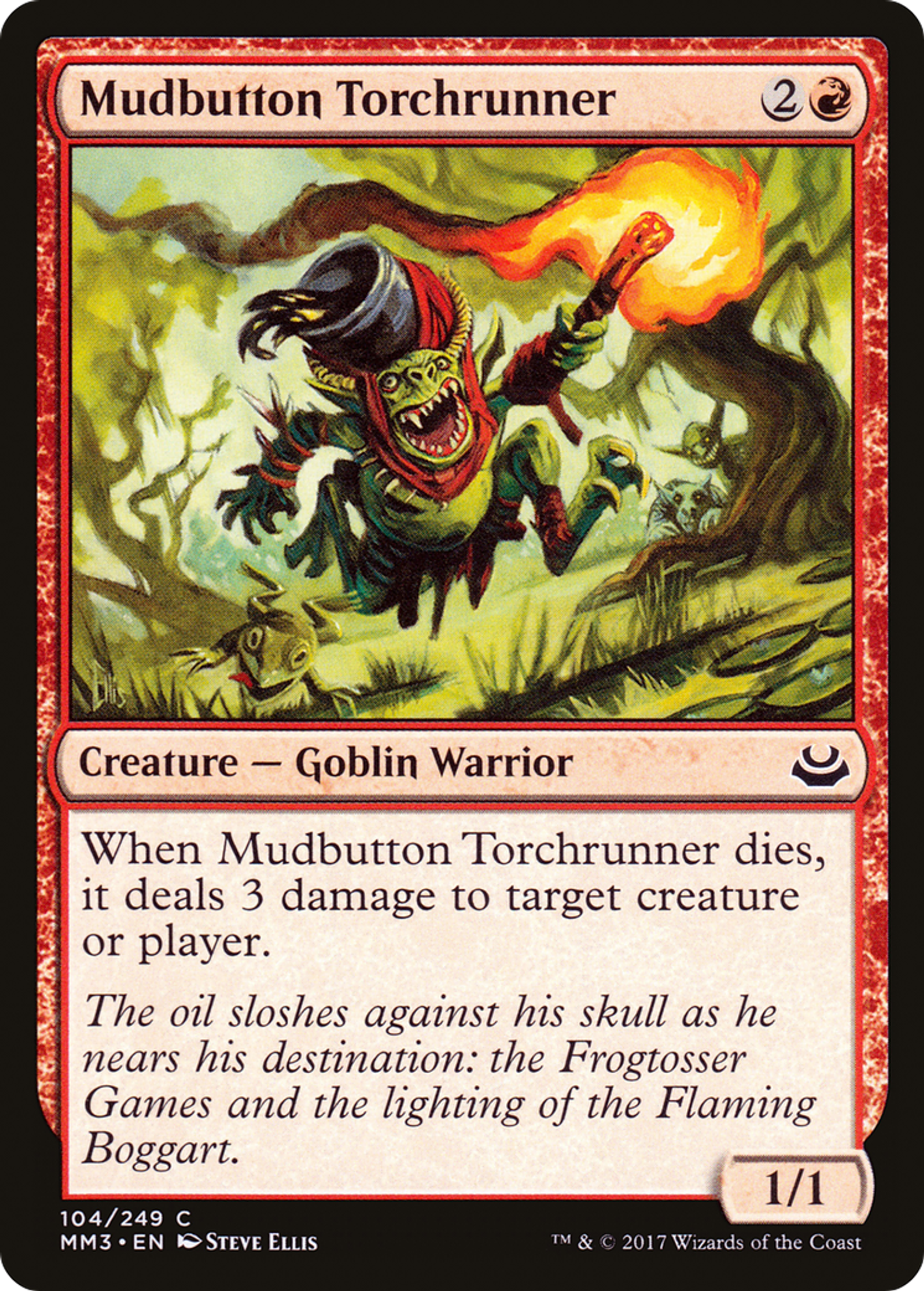 Mudbutton Torchrunner — Modern Masters 2017 — Magic: The Gathering