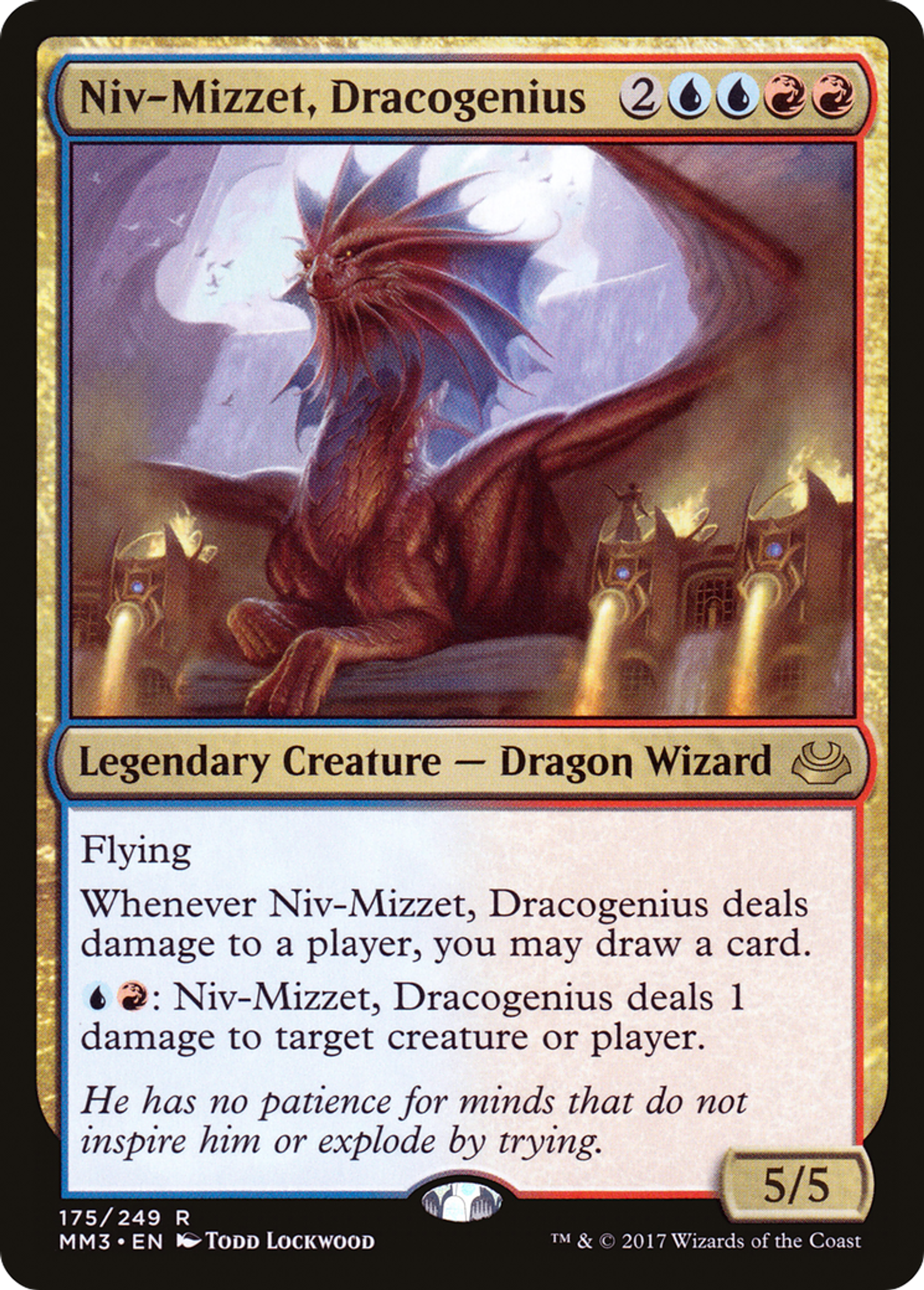 Niv-Mizzet, Dracogenius — Modern Masters 2017 — Magic: The Gathering
